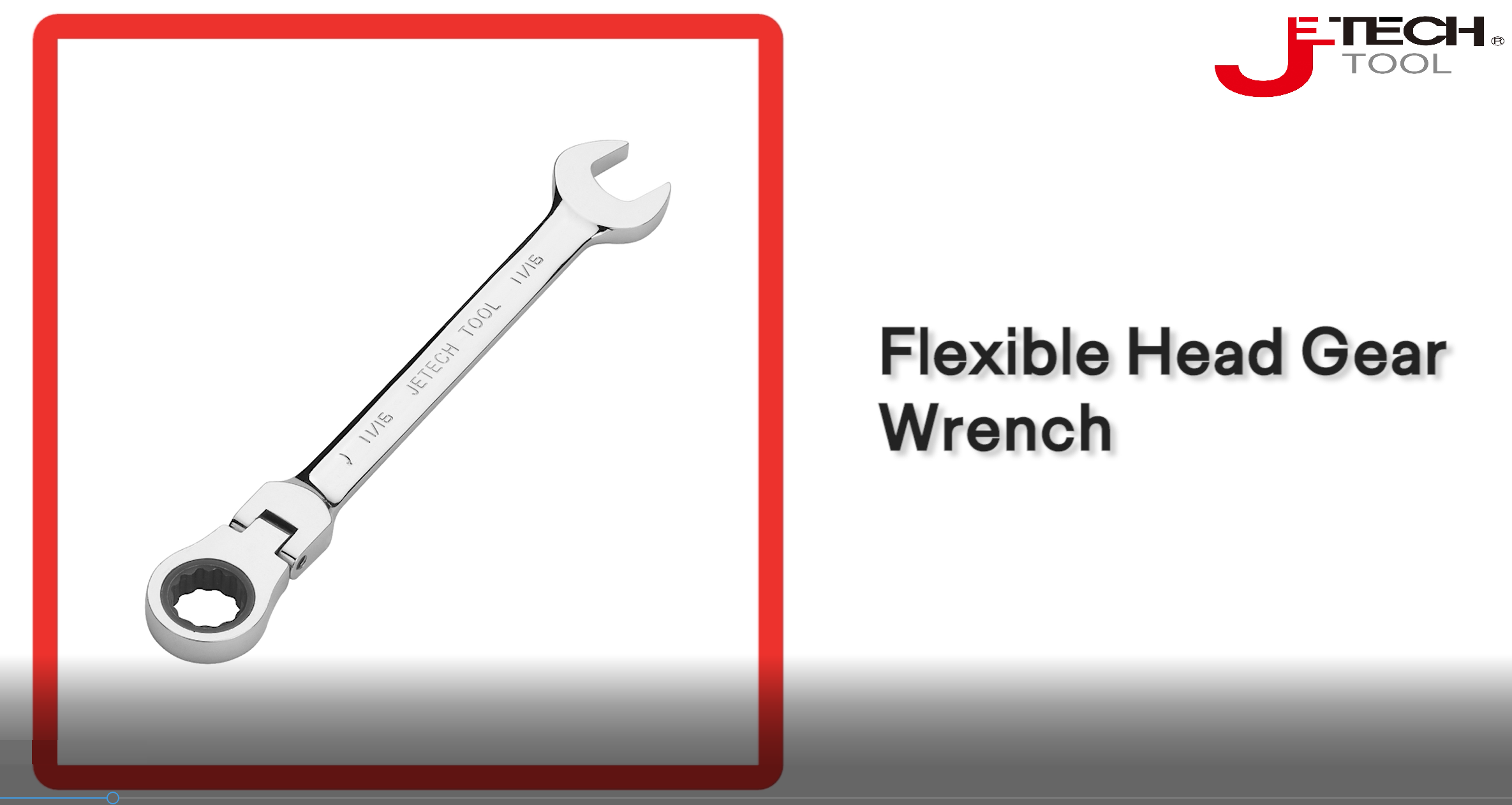 Jetech 10mm Ratchet Wrench Flex Head: Box End Wrench 12Pt