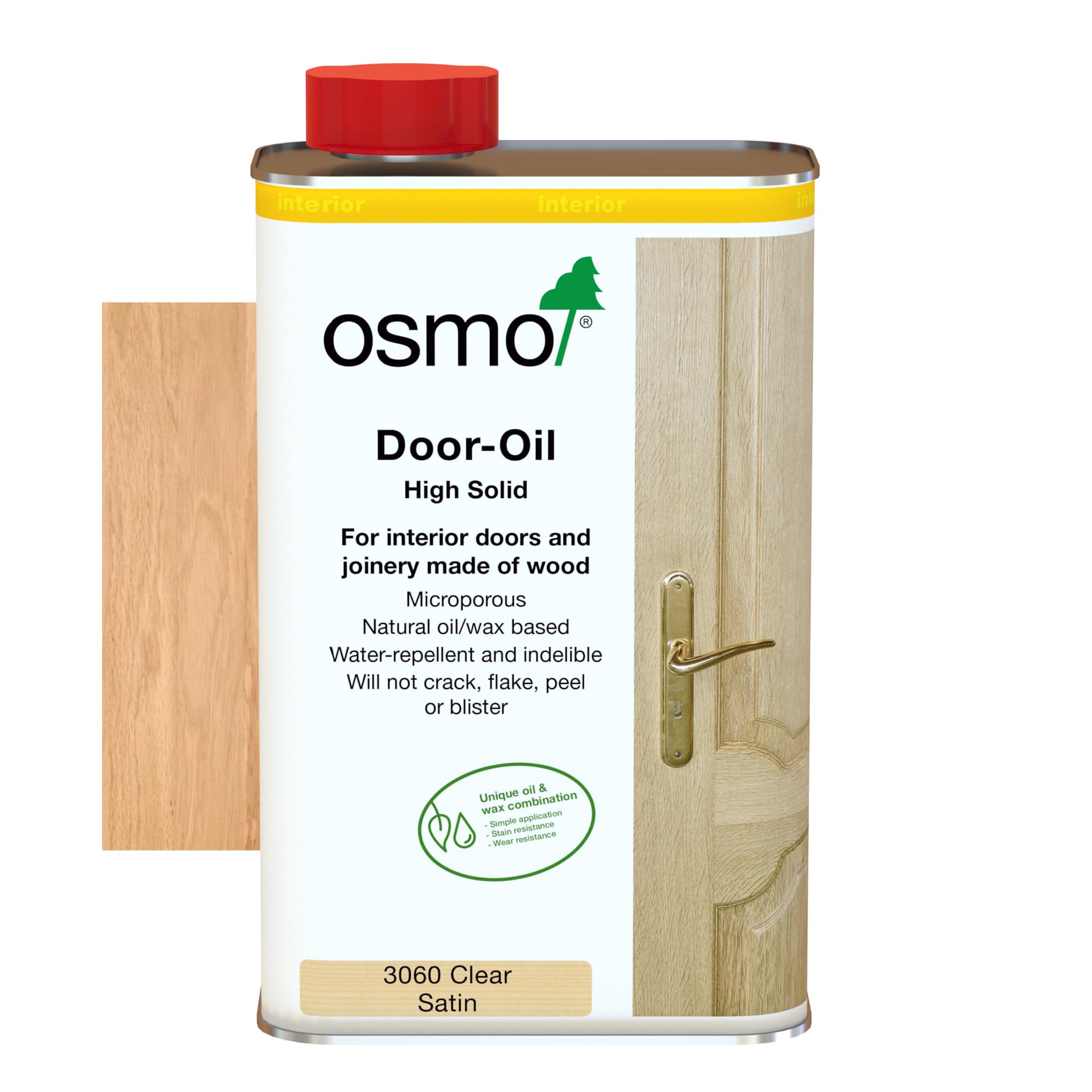 Osmo 1L 3060 Clear Satin Door Oil 100% ORIGINAL ⭐⭐⭐⭐⭐