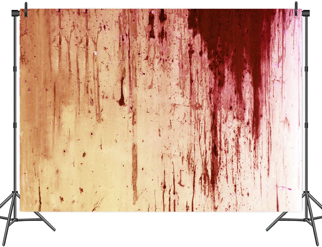 Toile De Fond Halloween – Éclaboussures De Sang Effrayantes Pour Décoration De Fête