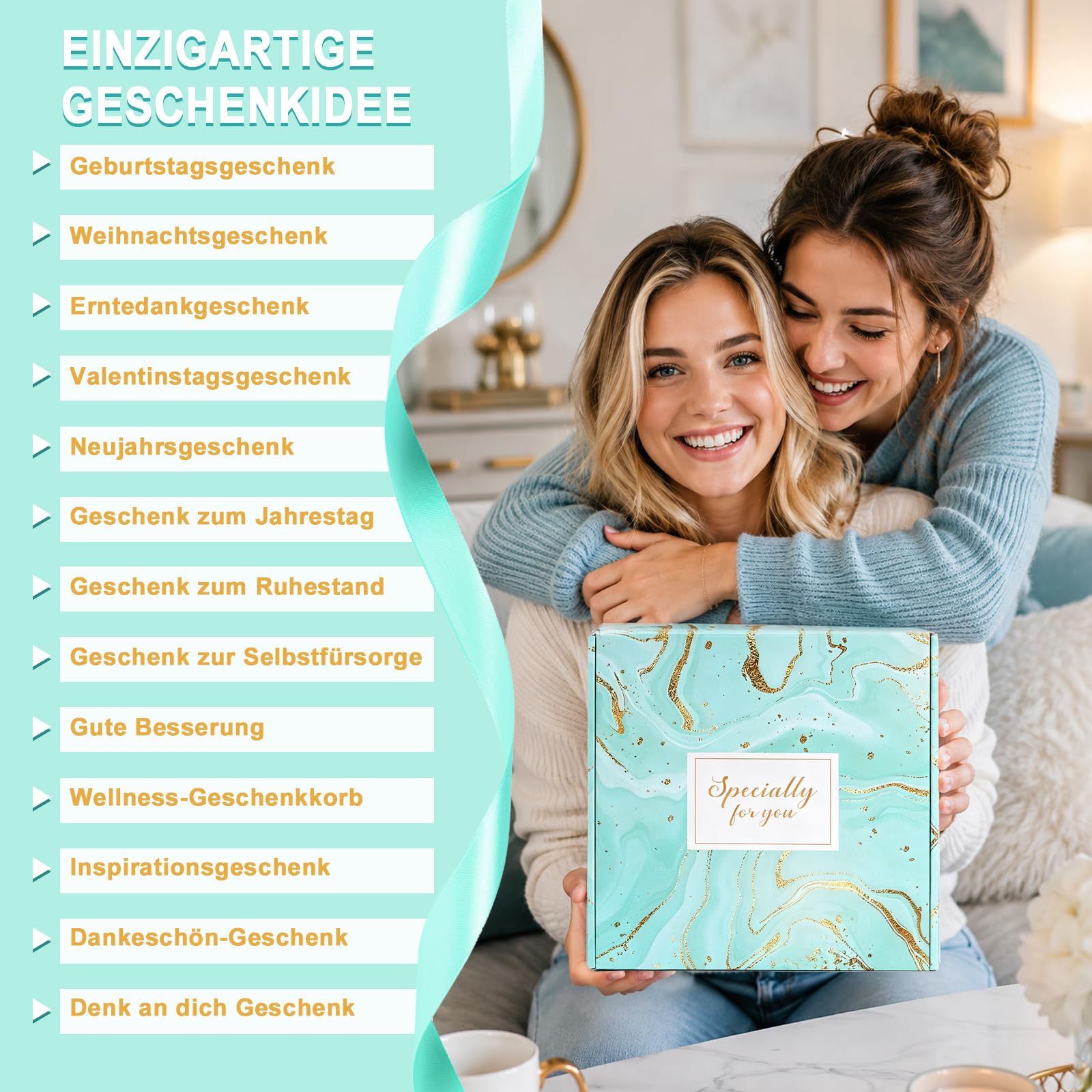 Regali per donne, regalo di compleanno per donne, relax, regalo per migliori amici, sorella, mamma, moglie, fidanzata, coworker Bestie insegnanti