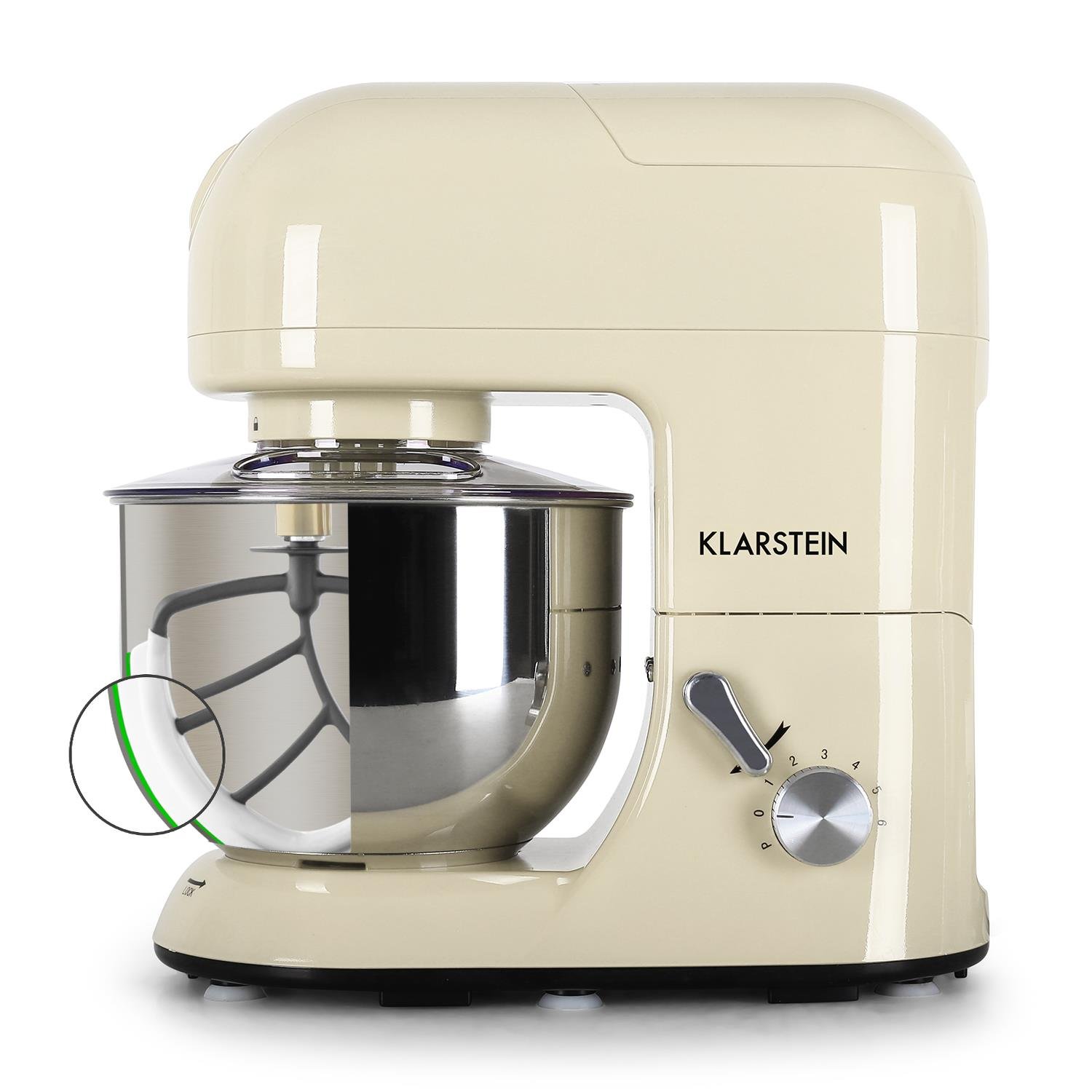 Klarstein Lucia Morena 1200W 5L Crema robot da cucina