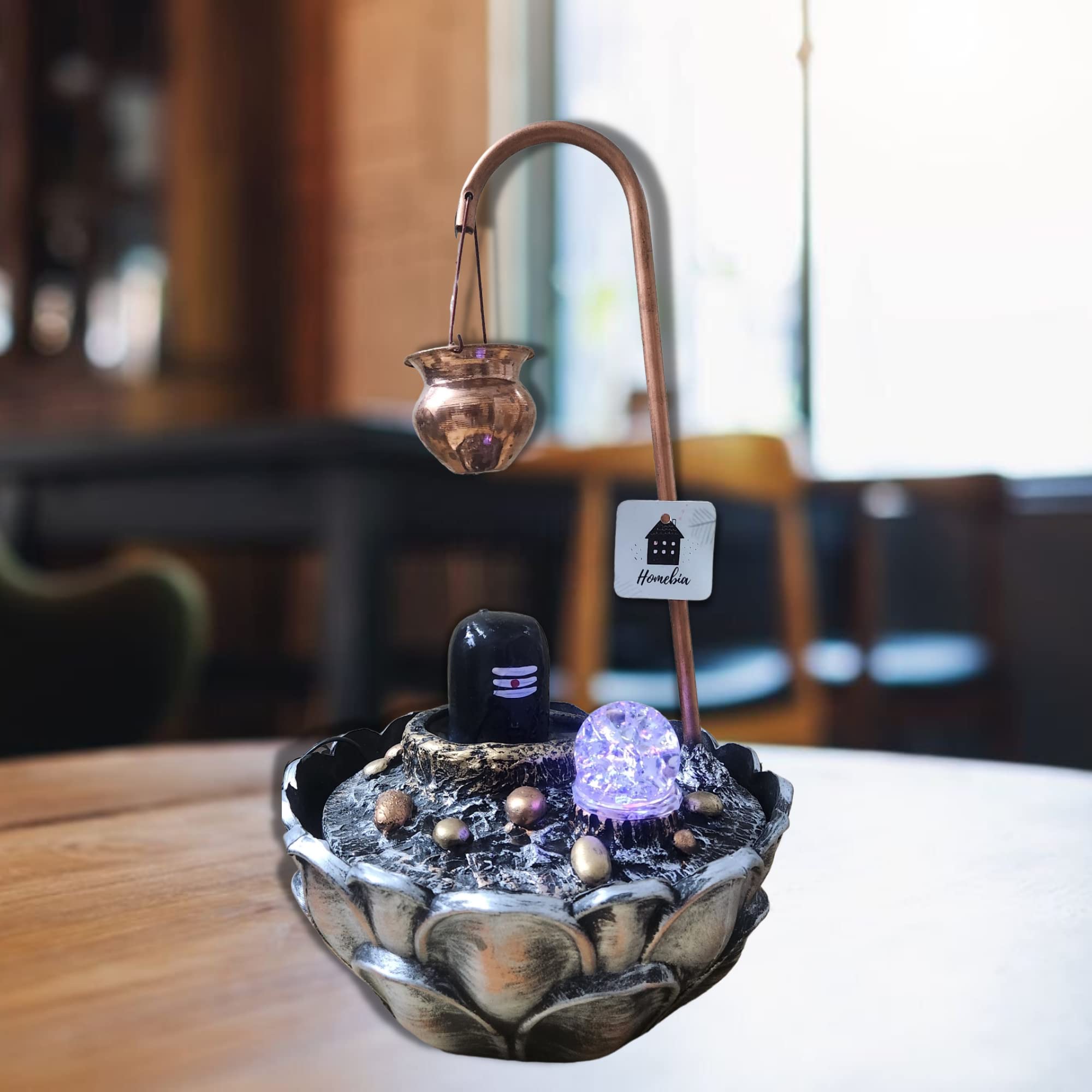 Buy Homebia 16 INCH Shivling Water Fountain Indoor Waterfall