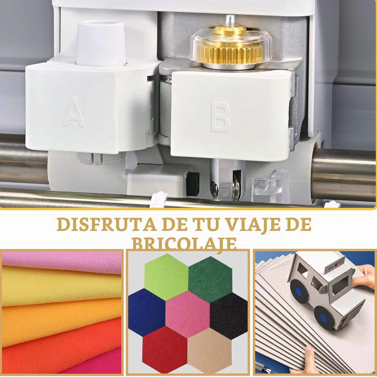 Pack de rueda incisora, para Cricut Maker, punta de rueda incisora única + punta de rueda incisora doble, carcasa de accionamiento, para hacer tarjetas, decoración del hogar 3D y más