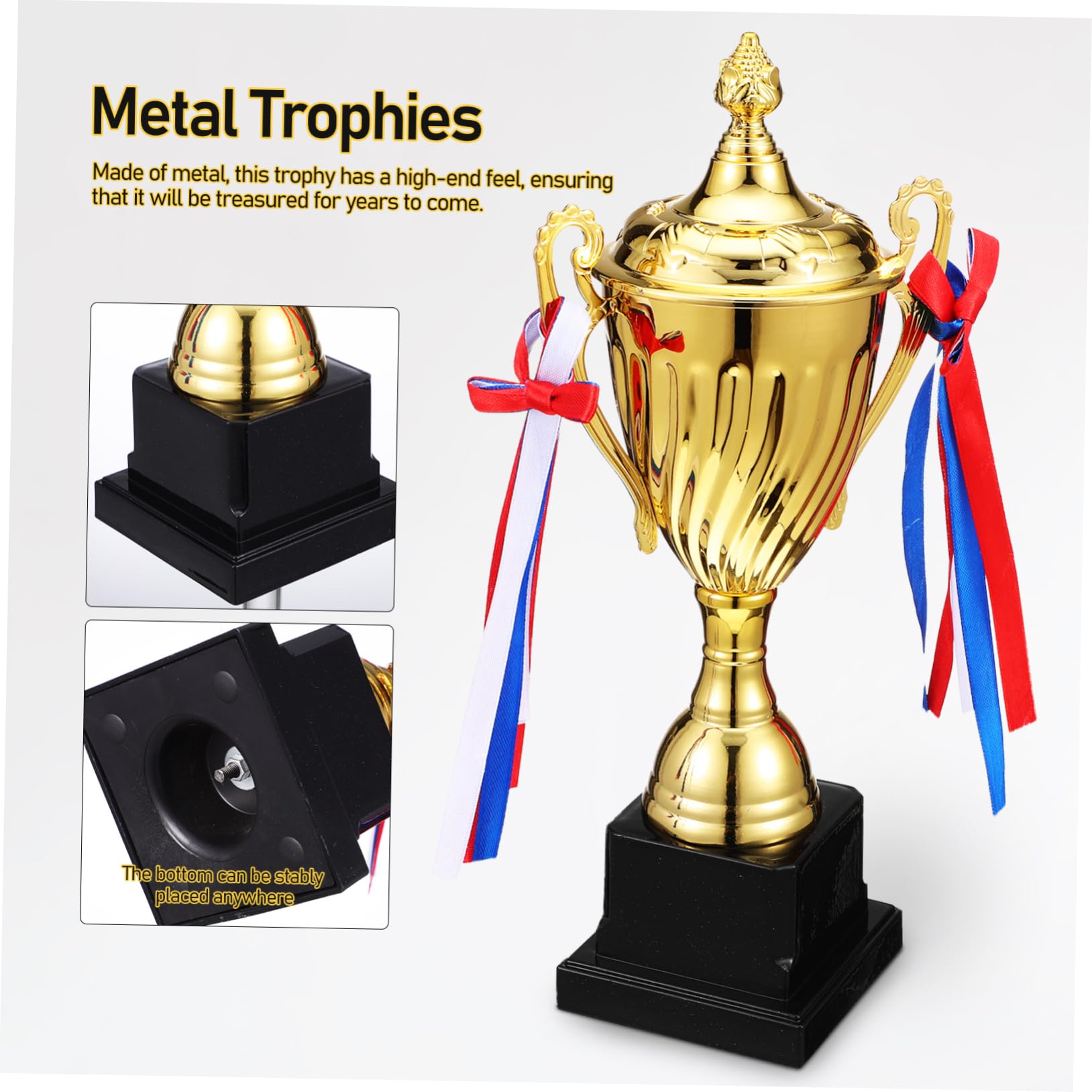 TOYANDONA Coppa per Calcio e Sport Premio Versatile per Competizioni e Cerimonie Design e Resistente per Riconoscimenti Duraturi
