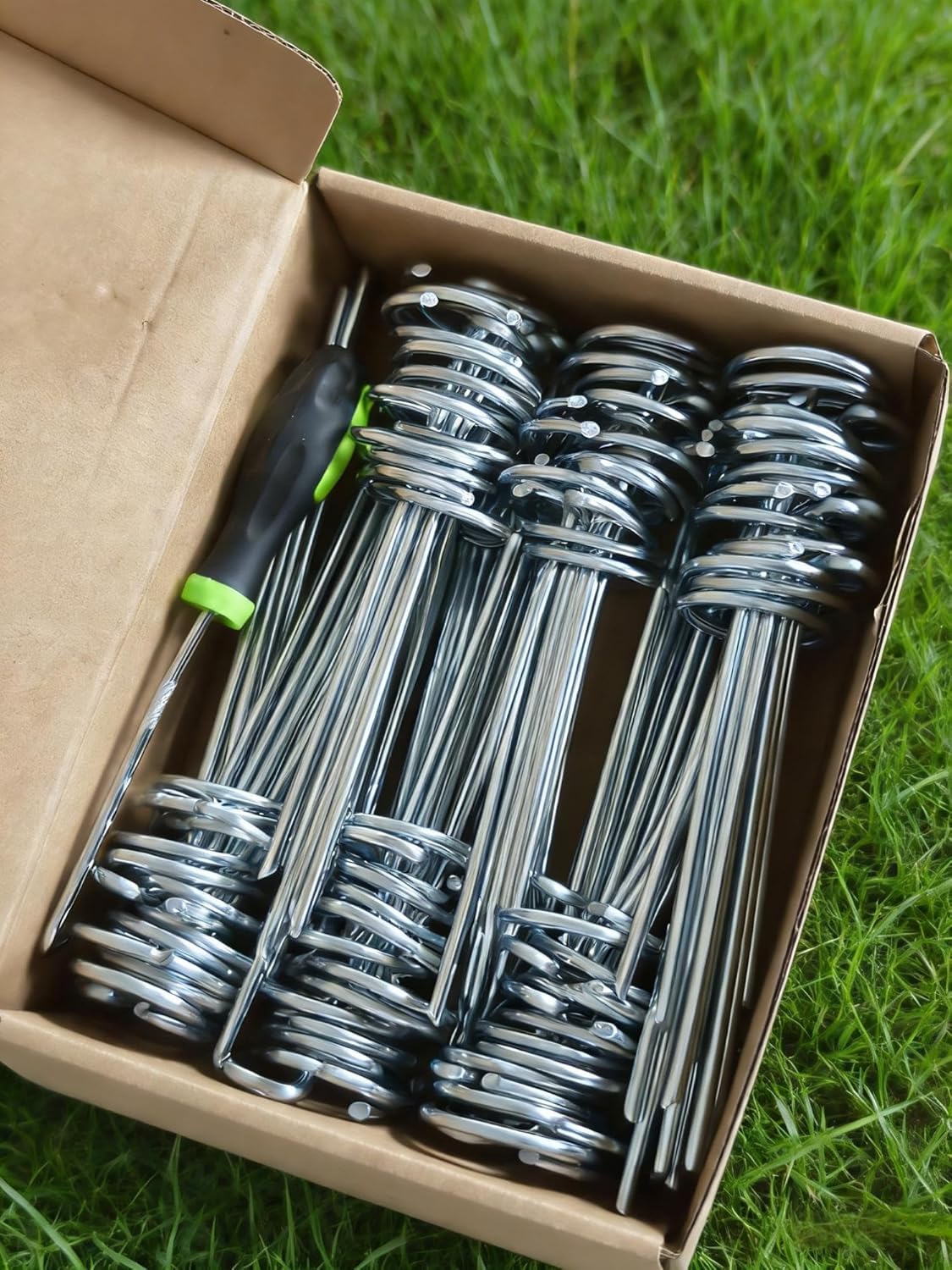 Lot de 30 agrafes paysagères de 15,2 cm pour bâche de protection contre les mauvaises herbes, très résistantes (calibre 11, 30 pièces)