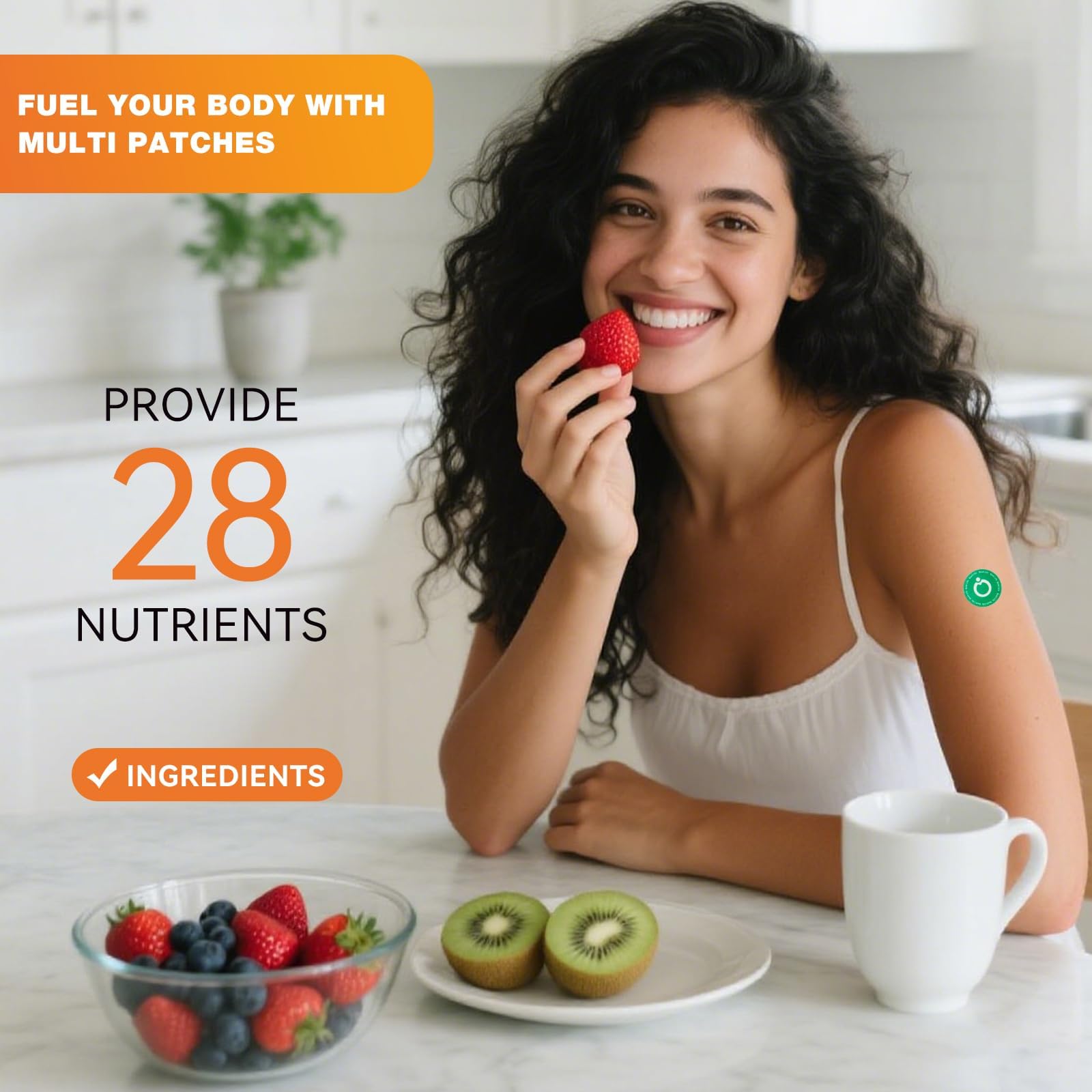 Multi Plus Topical Patch, Daily Healthy Patches with D3&K2, 30 Patches — Amazon image 5