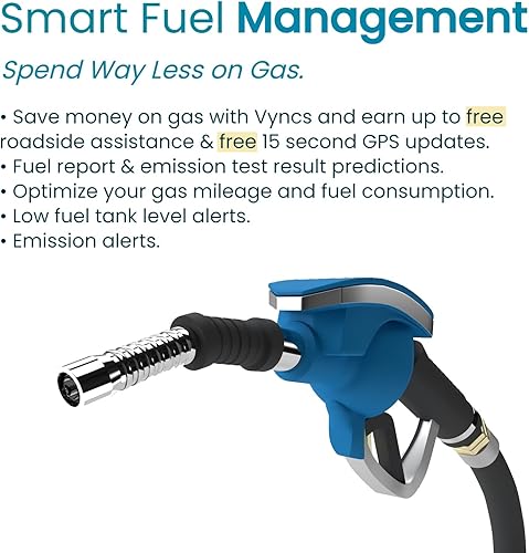 Miniatura 6 de Vyncs enlace OBD conectado para auto sin pago mensual, GPS de auto 3G en tiempo real, rastreador, viajes, diagnóstico de motor, entrenamiento de