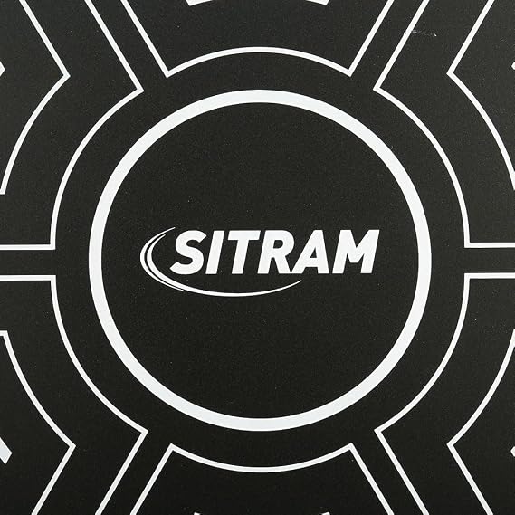 Sitram 714599 Crêpe Pan Made of Pressed Aluminium Black Diameter 28 cm 2-ply Whitford Xylan Non-Stick Coating without PFOA Heat Resistant Soft Touch Handle All Cookers Except Induction