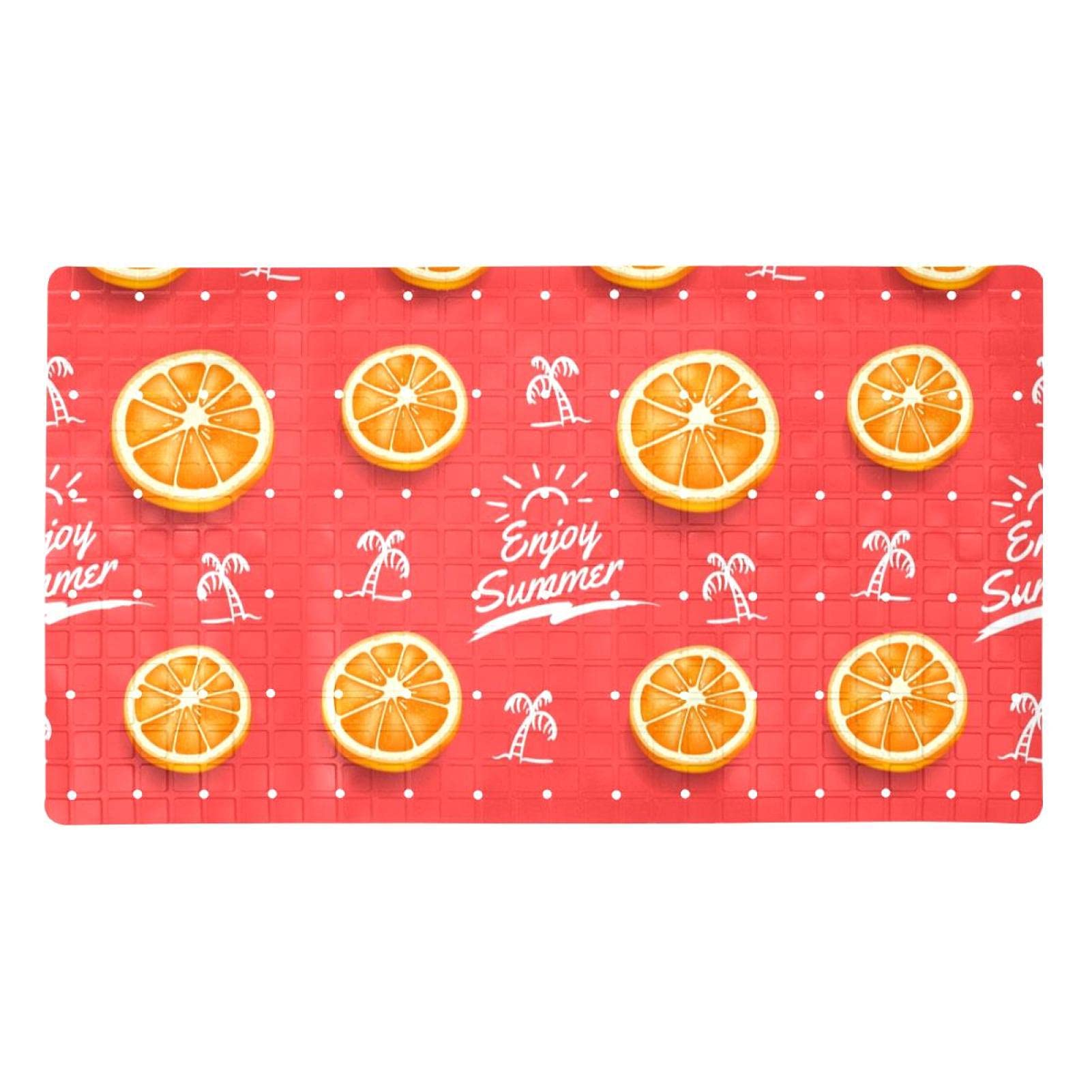 Tapis de bain antidérapant 40x70 avec ventouses de drainage