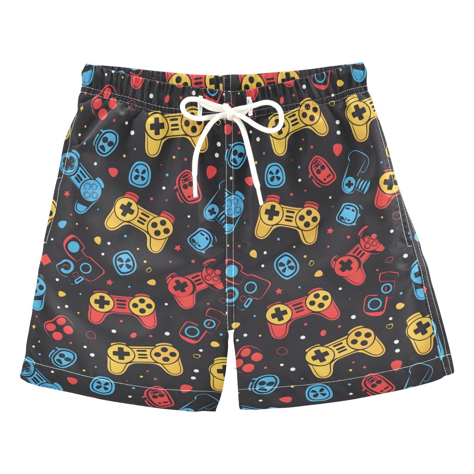 senya Joysticks Boys Swim Trunks Toddler Shorts Swimwear Boardshorts Multicoloured