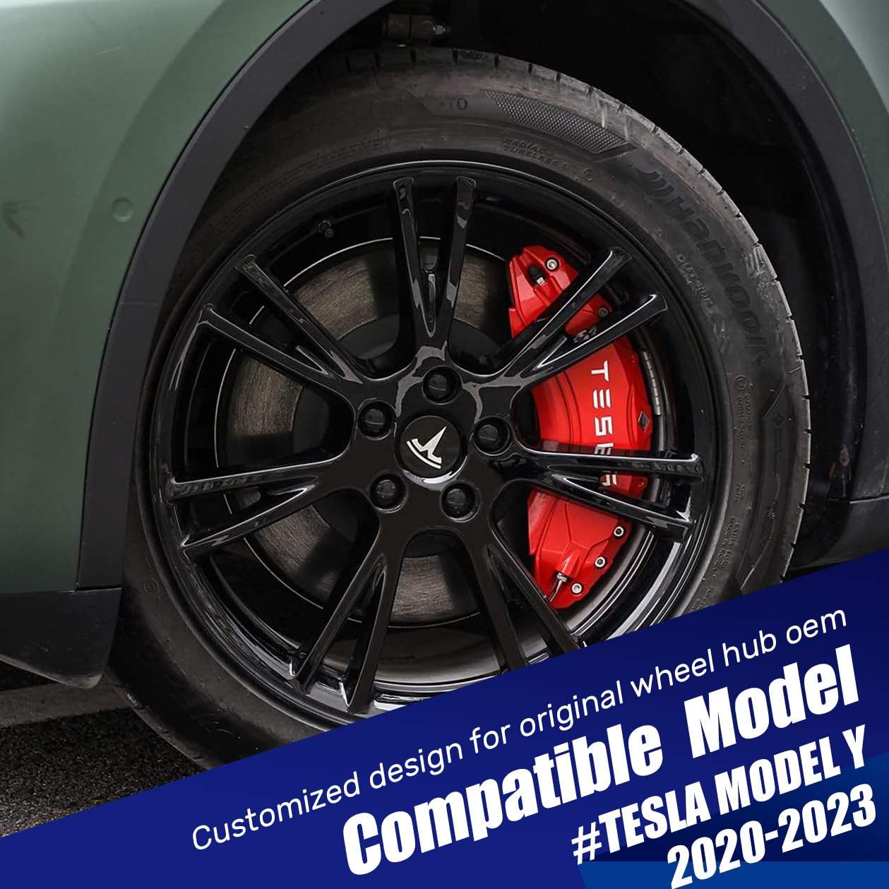 Amazon | Weishine - キャリパーカバー Tesla Model Y 2017 2018 2019