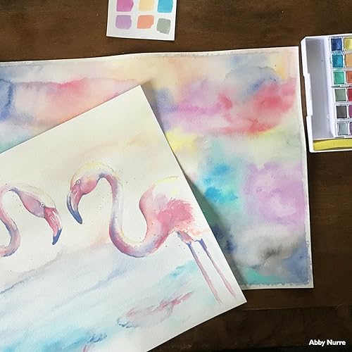 Miniatura 8 de Derwent Juego de pintura de tonos pastel, calidad profesional, colores de larga duración, paleta altamente pigmentada, portátil, juego de viaje