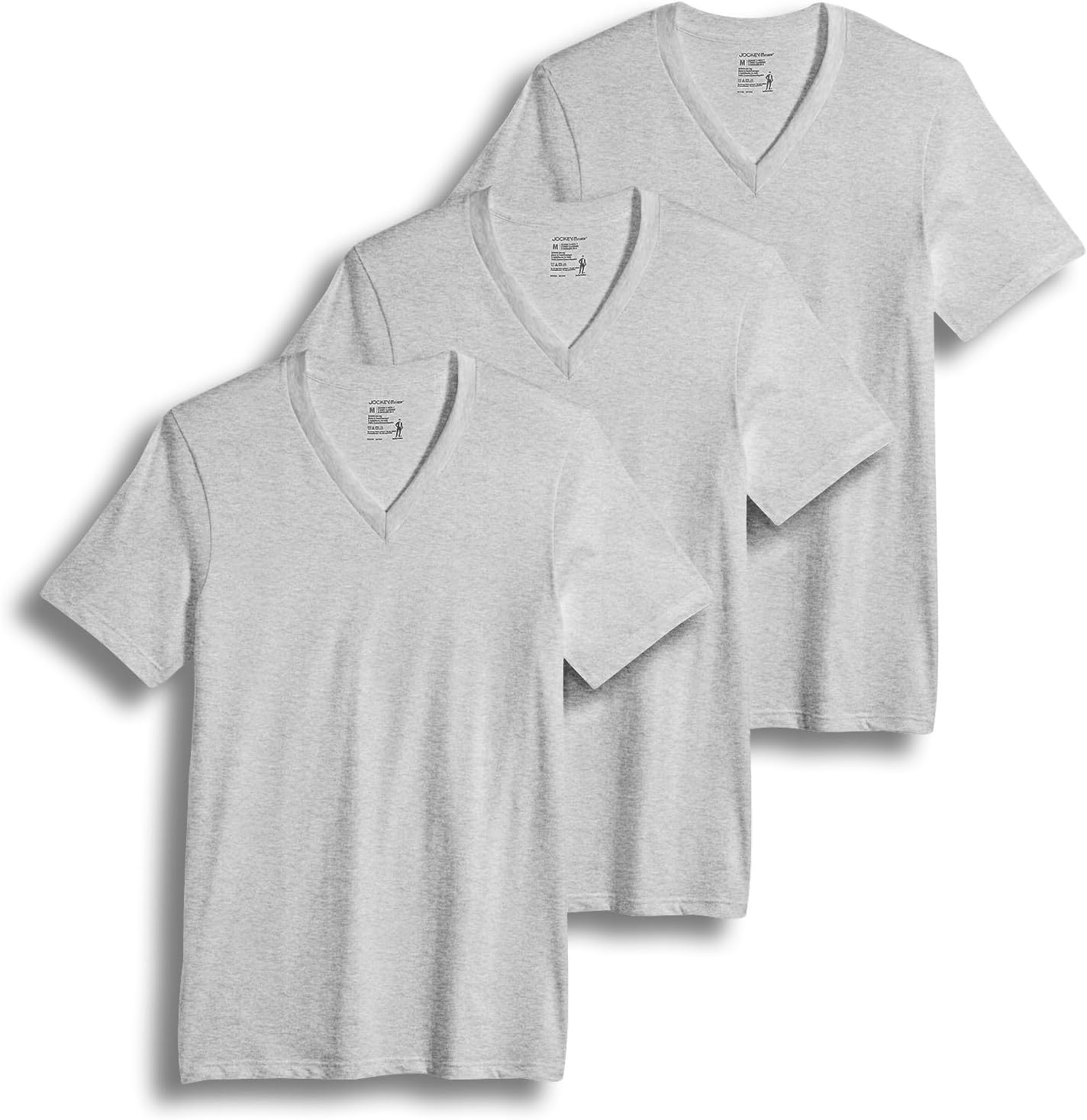 Jockey men's v-neck undershirt 3-pack