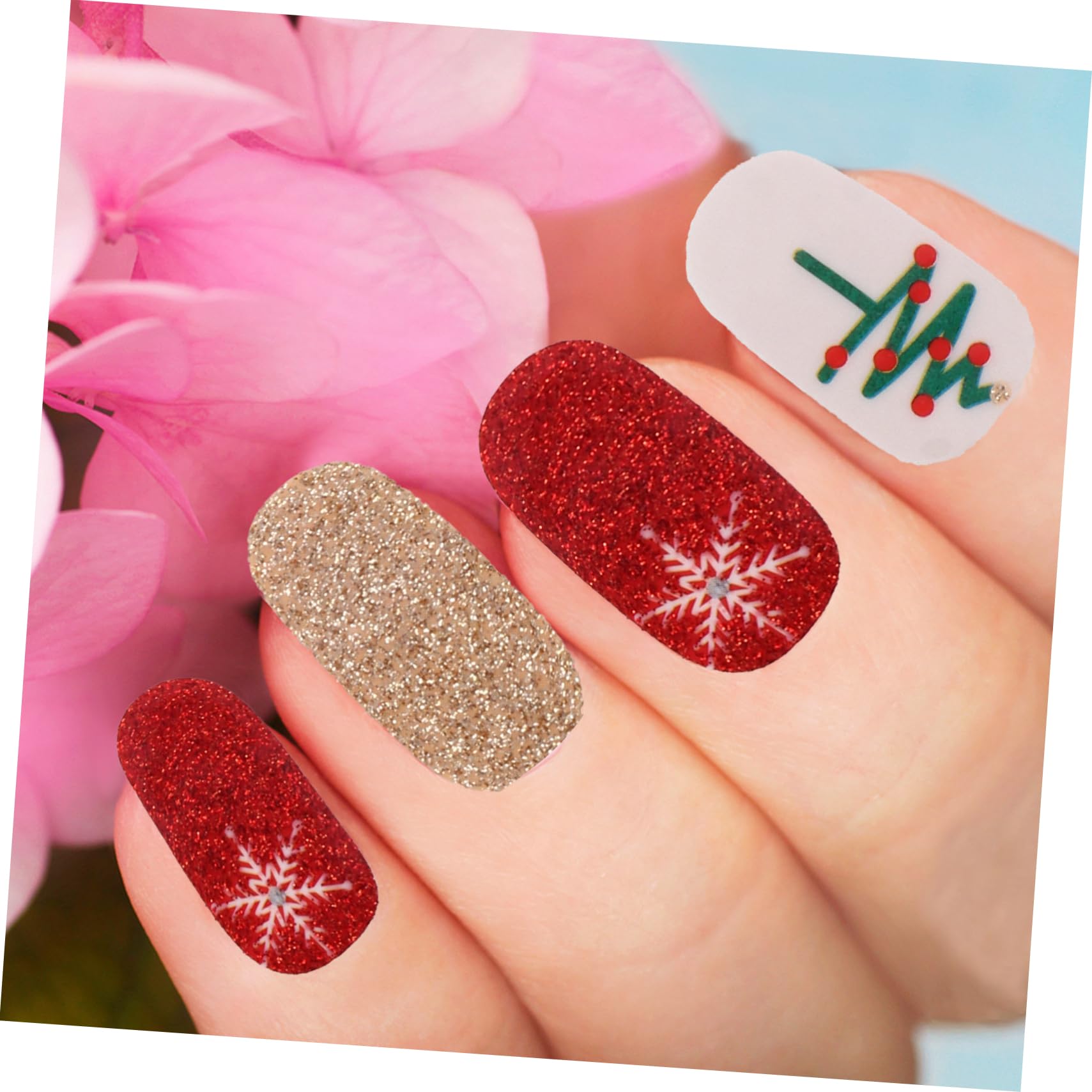 FRCOLOR 3 Set Adesivi Per Unghie Natalizie Adesivi Fai Da Te Per Unghie Natalizie Fai Da Te Per ie ie Per Nail Art ie Per ie 10 fogli*3