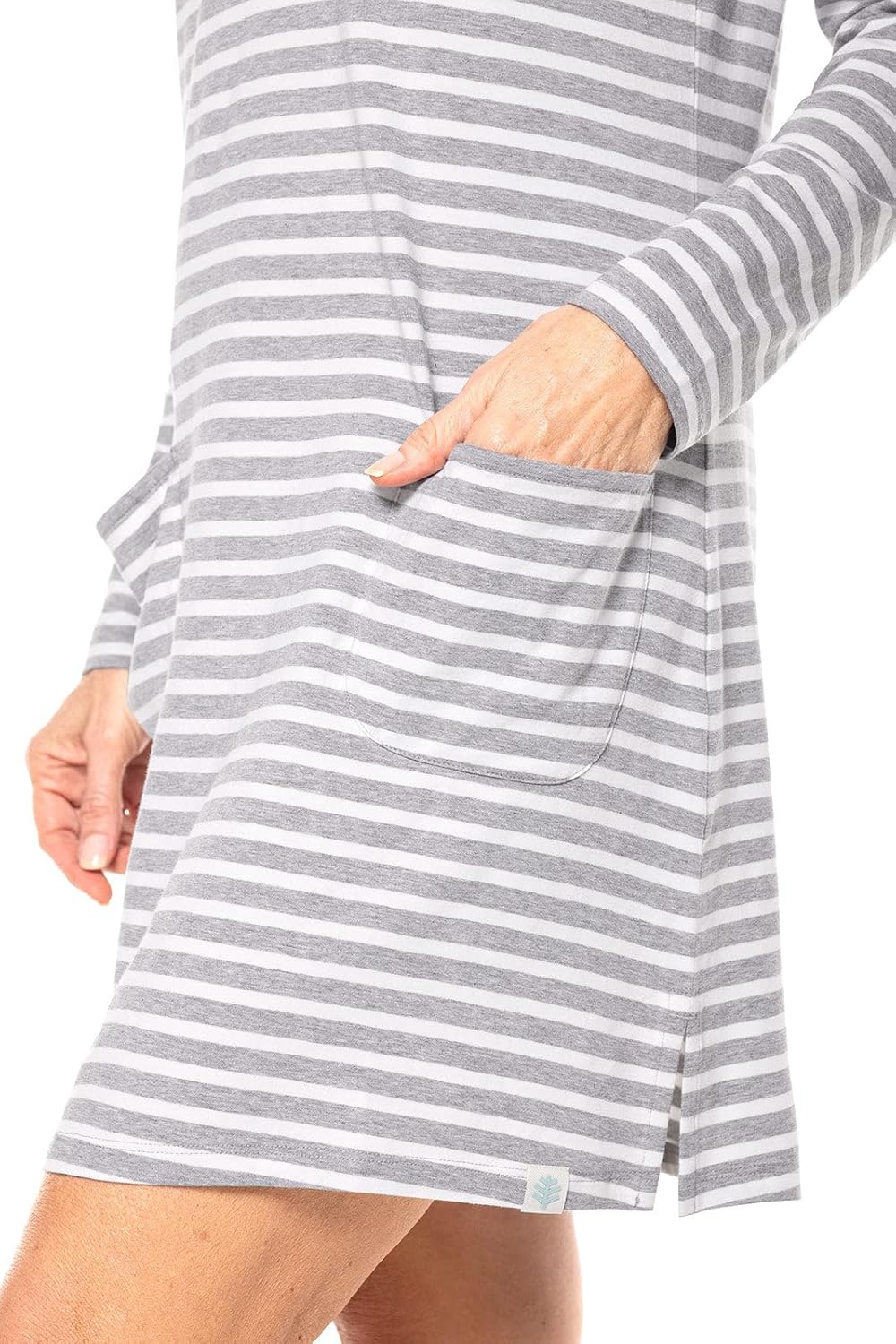 Hooded Cover-Up Dress with Pockets - UPF 50+ Sun Protection - Catalina