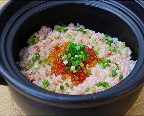 Miniatura 3 de DONABE - Olla de arcilla para arrocera, estilo japonés, hecha en Japón, para 2 a 3 tazas con tapas dobles, apta para microondas