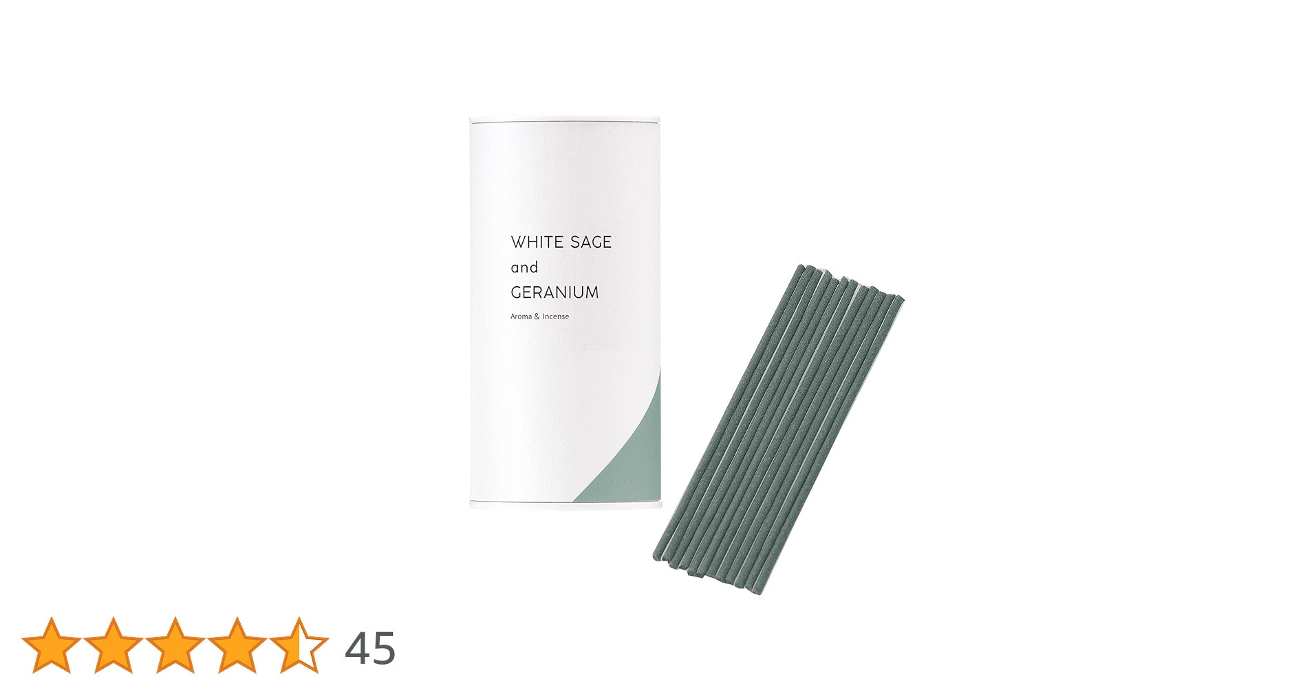 Amazon｜線香 香る線香 香り ホワイトセージ ＆ ゼラニウム ×1個 お香