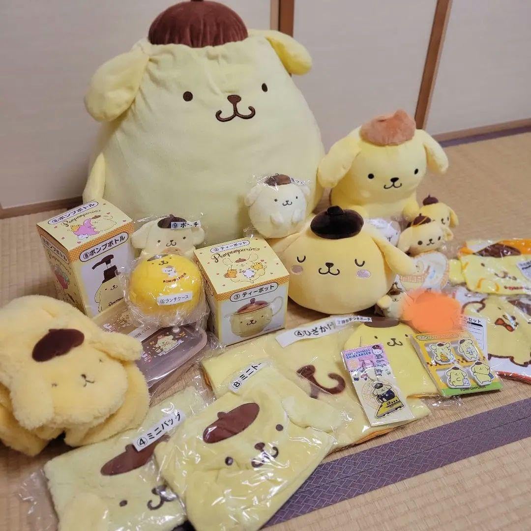 ポムポムプリンセット ポムポムプリン スペシャルマスコットセット ポムポムプリンセット ポムポムプリン スペシャルマスコットセット