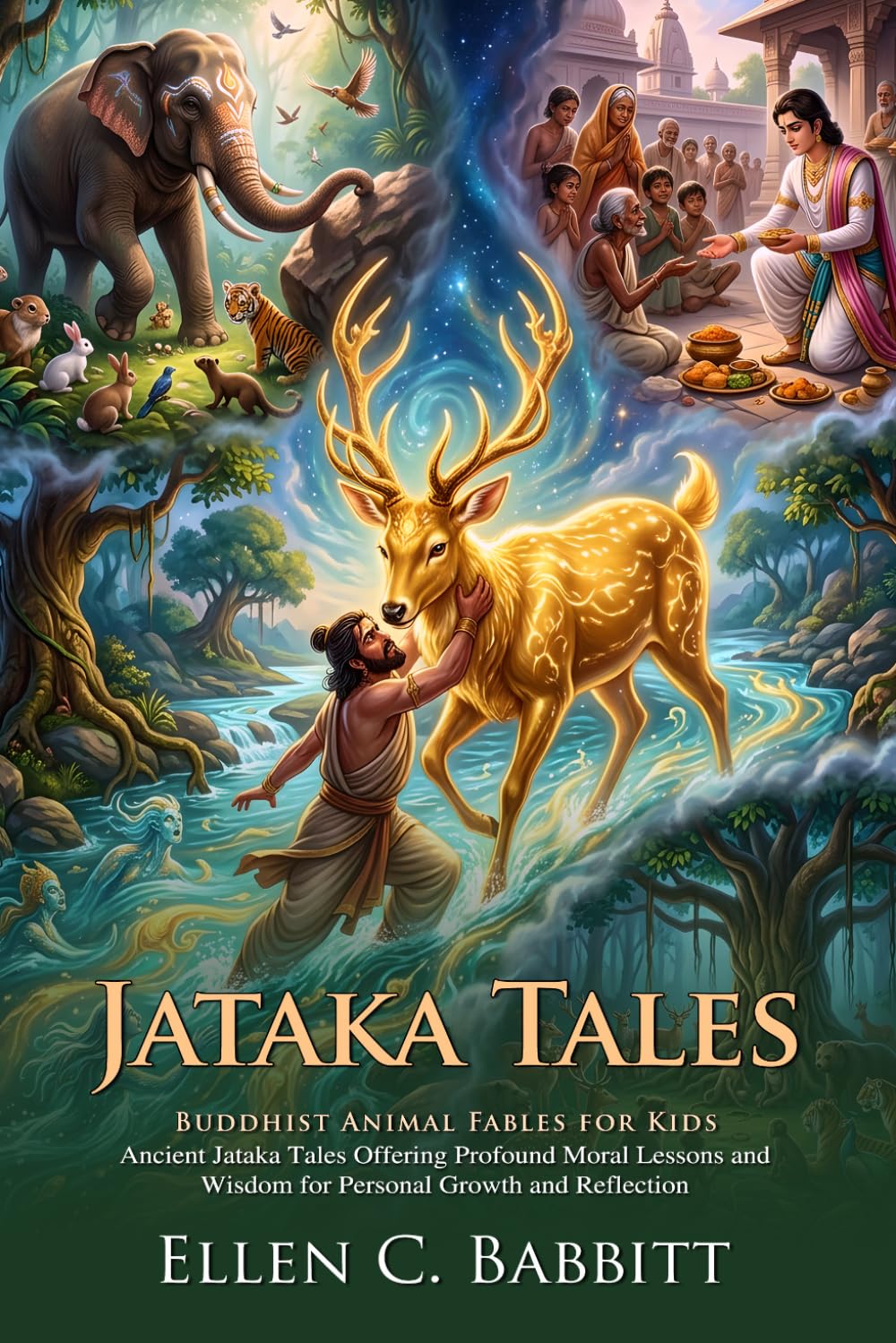 Jataka Tales: Ancient Indian Animal Fables of Wisdom and Virtue: Fully Illustrated Edition with Author Biography and Commentary