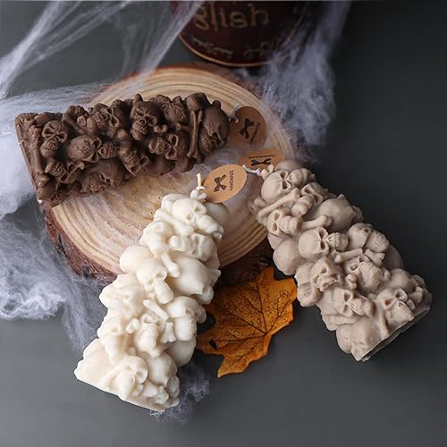 Miniatura 5 de Cestony Moldes de silicona con forma de piñón grande en 3D de Navidad para hacer velas, velas de resina, aromaterapia, cera de jabón, muestras de