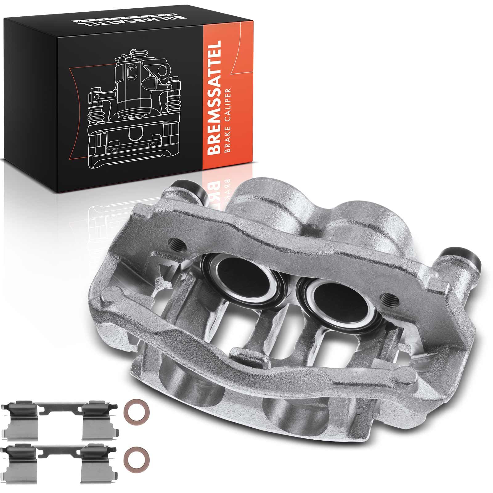 Frankberg Bremssattel Bremszange Vorne Links mit Halter (Lochabstand Halterung 140mm) Kompatibel mit Sprinter 3,5-T Sprinter 3-T Crafte.r 30-35 Crafte.r 30-50 Replace# 2E0615105B