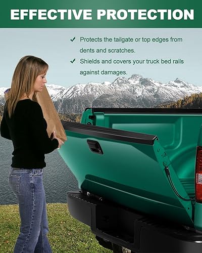 Miniatura 8 de SCITOO Tapa de moldeo para portón trasero 9L3Z-9940602-BA compatible con 2009-2014 para Ford para F150 Escalón Flexible Negro Mate Parte Superior