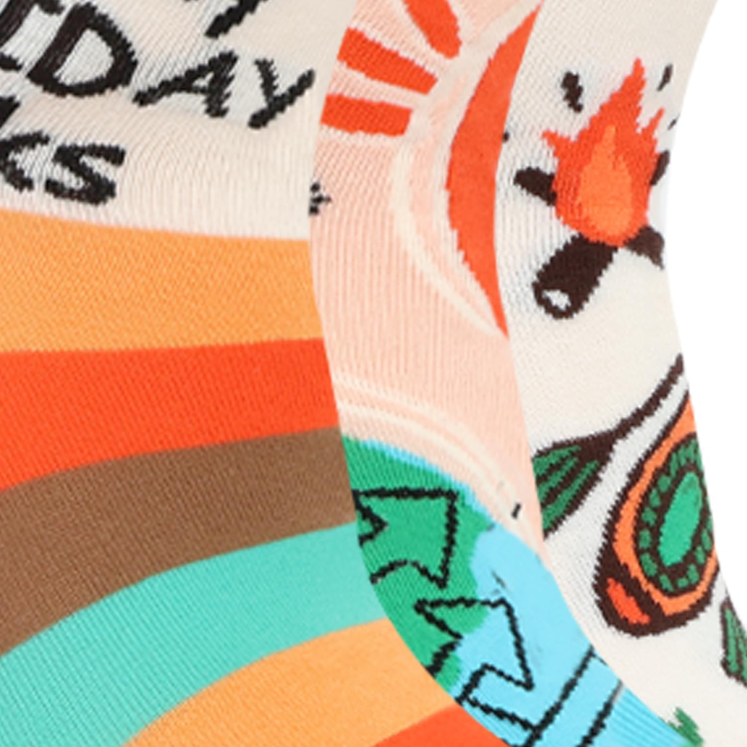 Bonjour Women/Girl Travel & Camping Designer Calf Length Socks 3