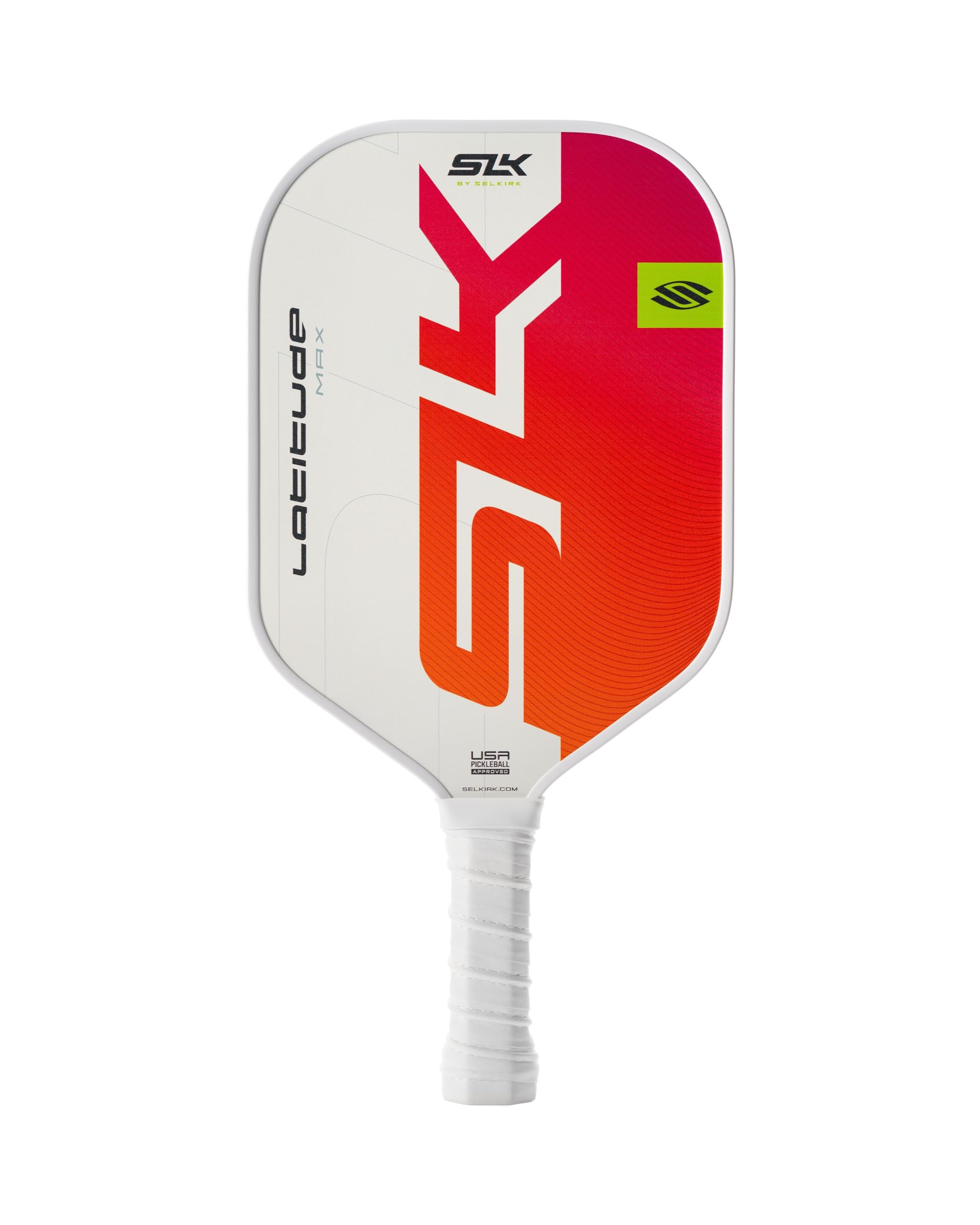 SLK Latitude 2.0 Pickleball Paddle | G4 Graphite Pickleball Paddle Face | Rev-Core+ Technology with SpinFlex Surface | Redesigned for Performance and Control