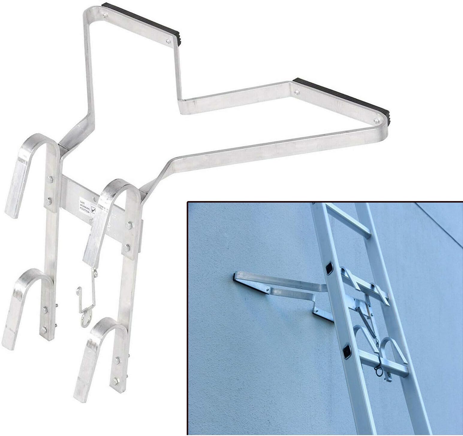 Universal V-Shaped Downpipe - Ladder Accessories, Easy to Use Ladder Bar