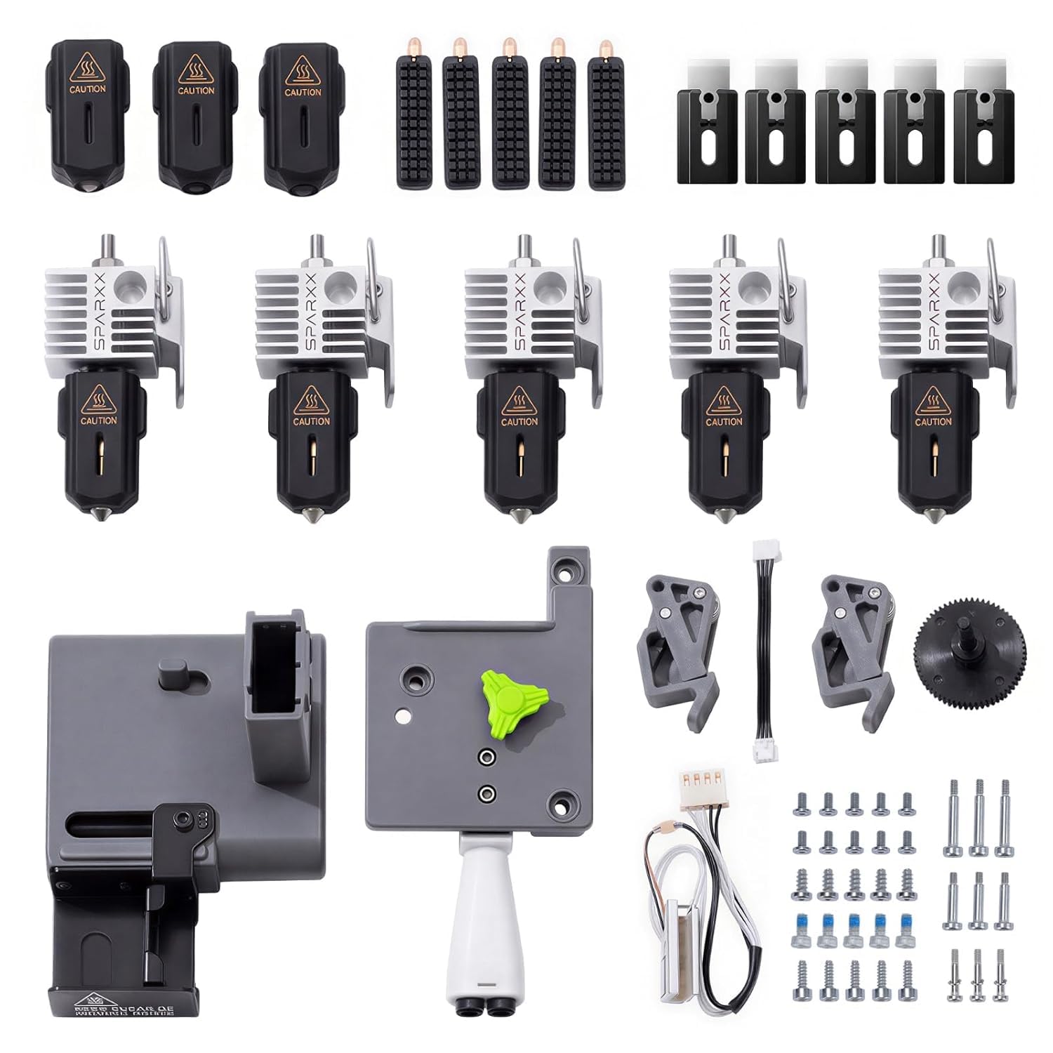 Creality Official SPARKX i7 PrintEase Kit, 95% podstawowych części wstępnie zmontowanych, umożliwia druk wielobarwny, łatwa instalacja, tańszy niż zakup pojedynczy