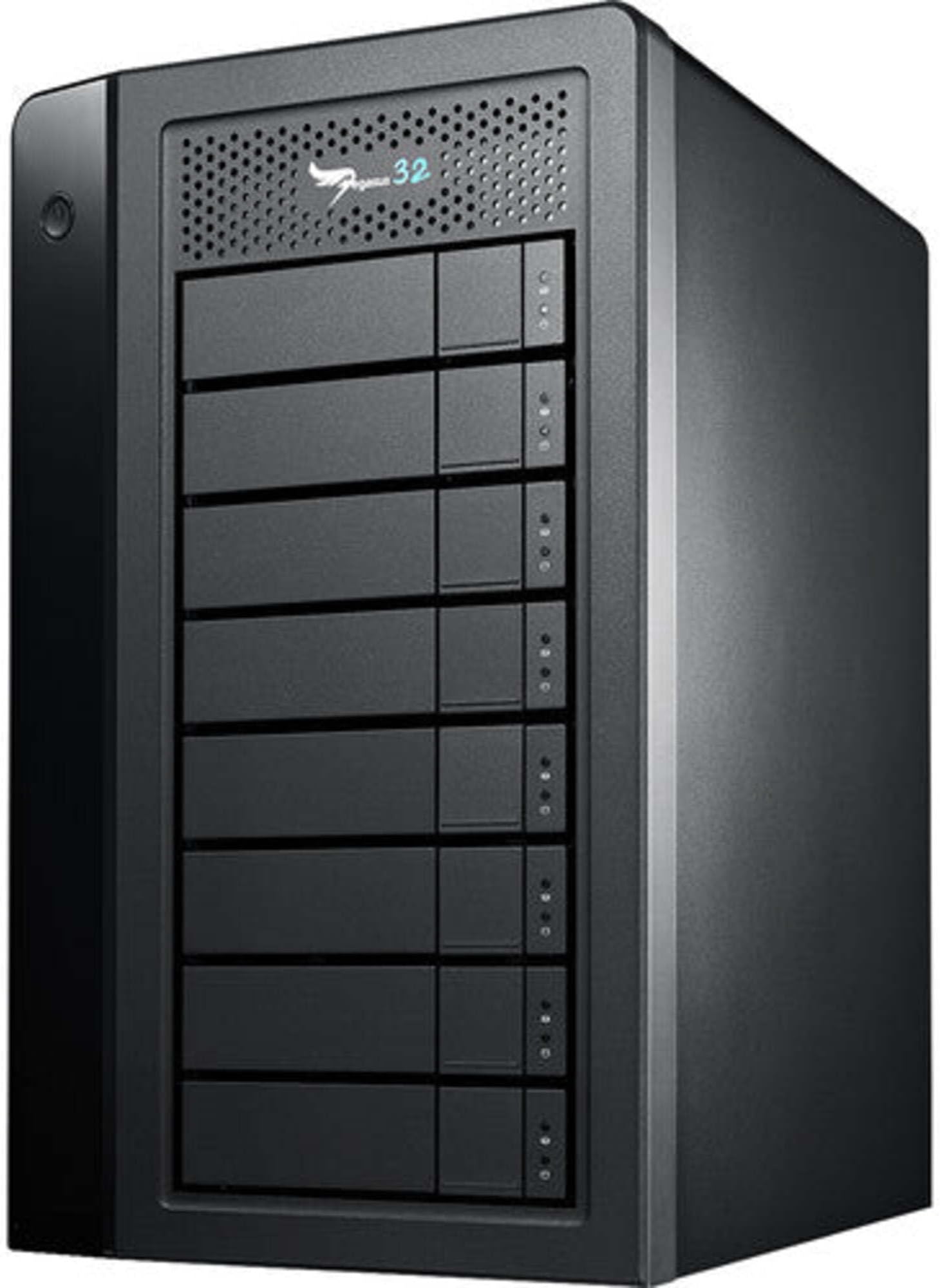 Pegasus32 R8 32TB (8x4TB) Hybrid Thunderbolt 3 or USB32 Direct Attached RAID Storage, High Performance External Hard Drive (P32R8HD32US)