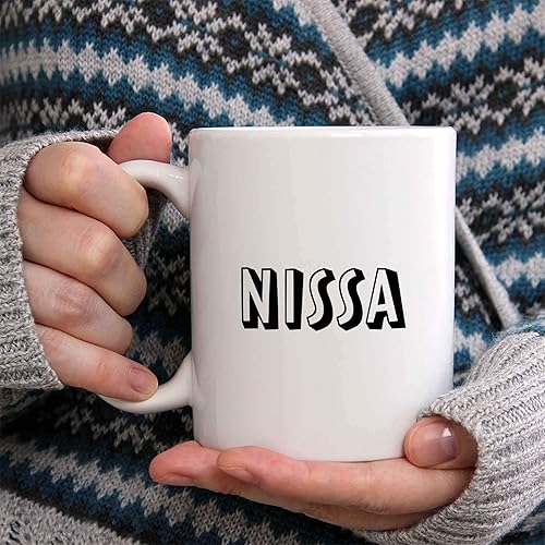 Miniatura 2 de Nissa Taza de café – Taza de cerámica personalizada con nombre, taza personalizada, regalo personalizado de cumpleaños/Navidad, regalo de