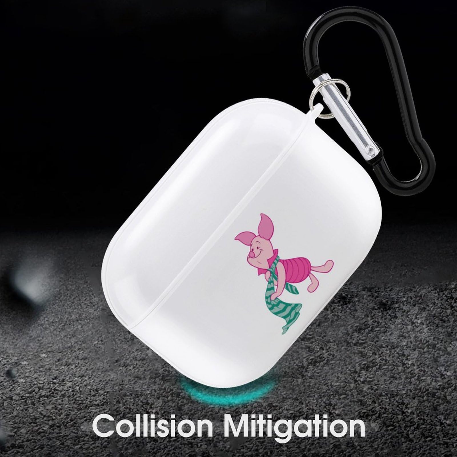 AirPods proケース イヤホンカバー 保護カバー　ピグレット Amazon | Airpods Proケース ピグレット AirPods Proカバー 充電ケース