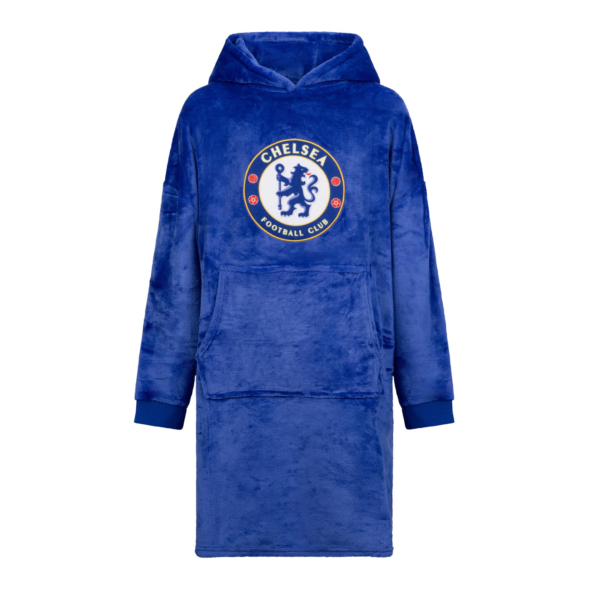 Chelsea F.C. Wearable Blanket For Children, 12-14 Years: 164cm, Blue