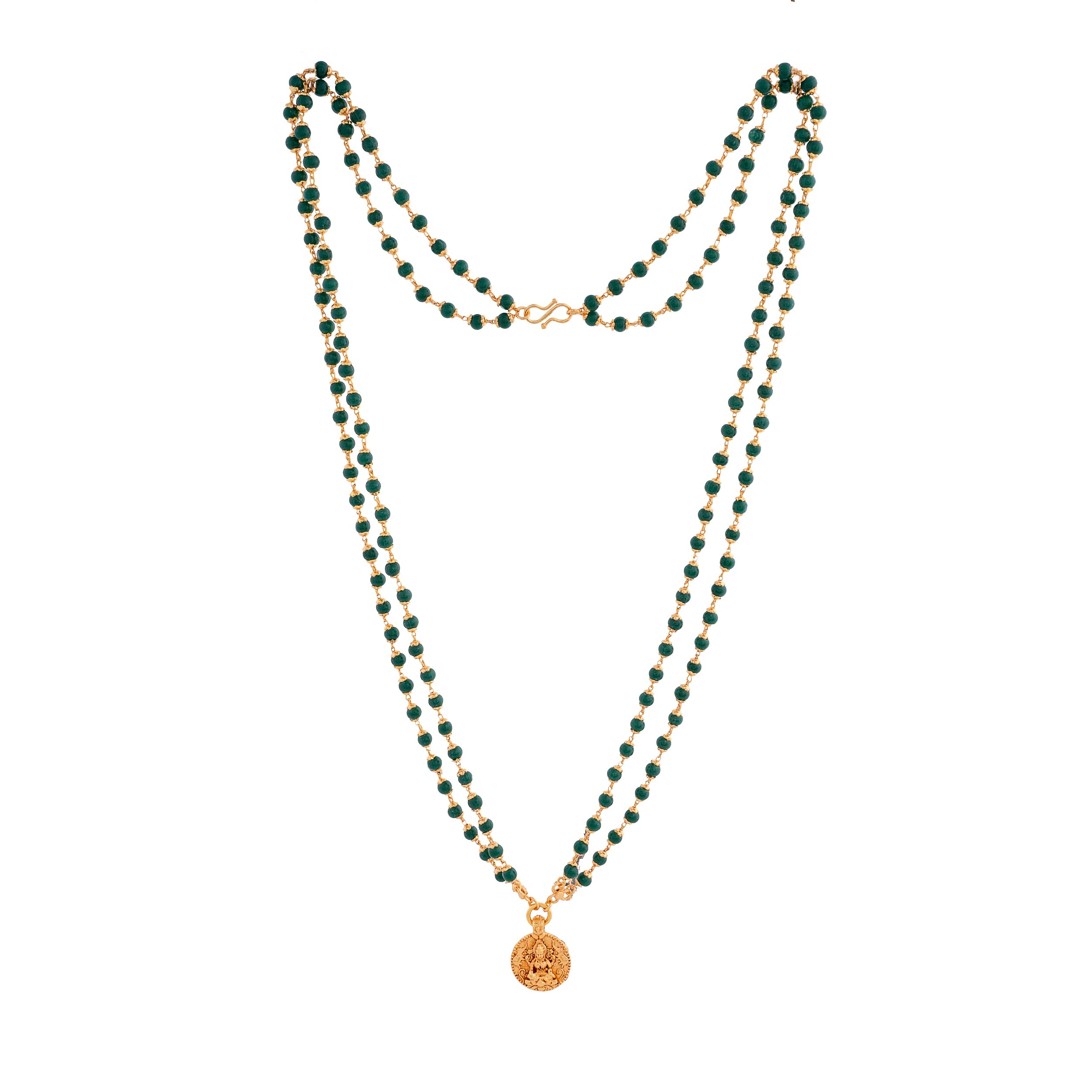 See full amazon price history chart for Radhas Creations Jade Double Line Long Chain Necklace 24" With Laxmi Coin Pendant No.955 For Girls Radhas Creations Jade Double Line Long Chain Necklace 24" With Laxmi Coin Pendant No.955 For Girls (B09LVNTVVZ) Amazon Price History, Amazon Price Tracker