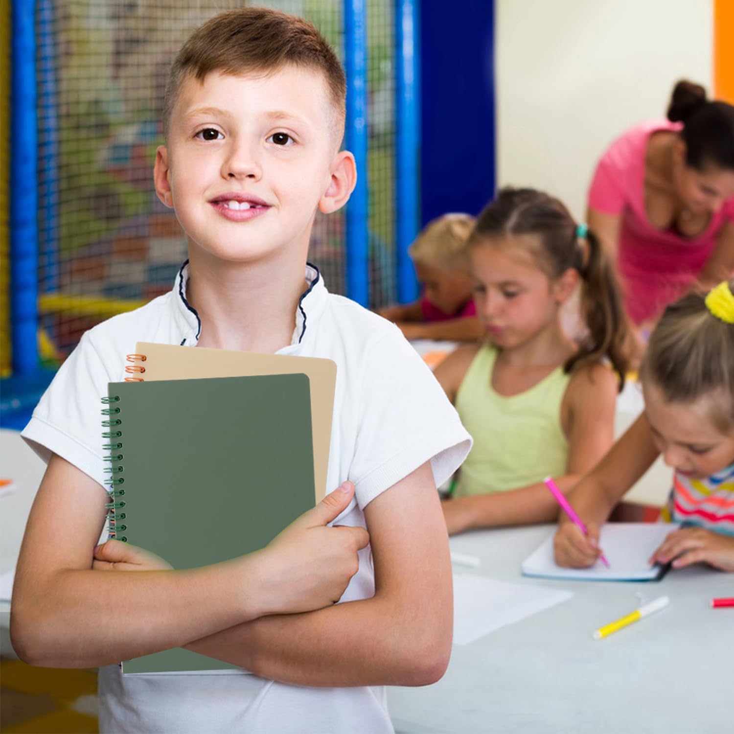 IHDYPPEW Confezione da 16 quaderni a spirale formato A5, versatili e medi per lavoro, studio e uso quotidiano, confezione da 16 quaderni impermeabili di alta qualità, per uomini e donne (80 fogli, 160