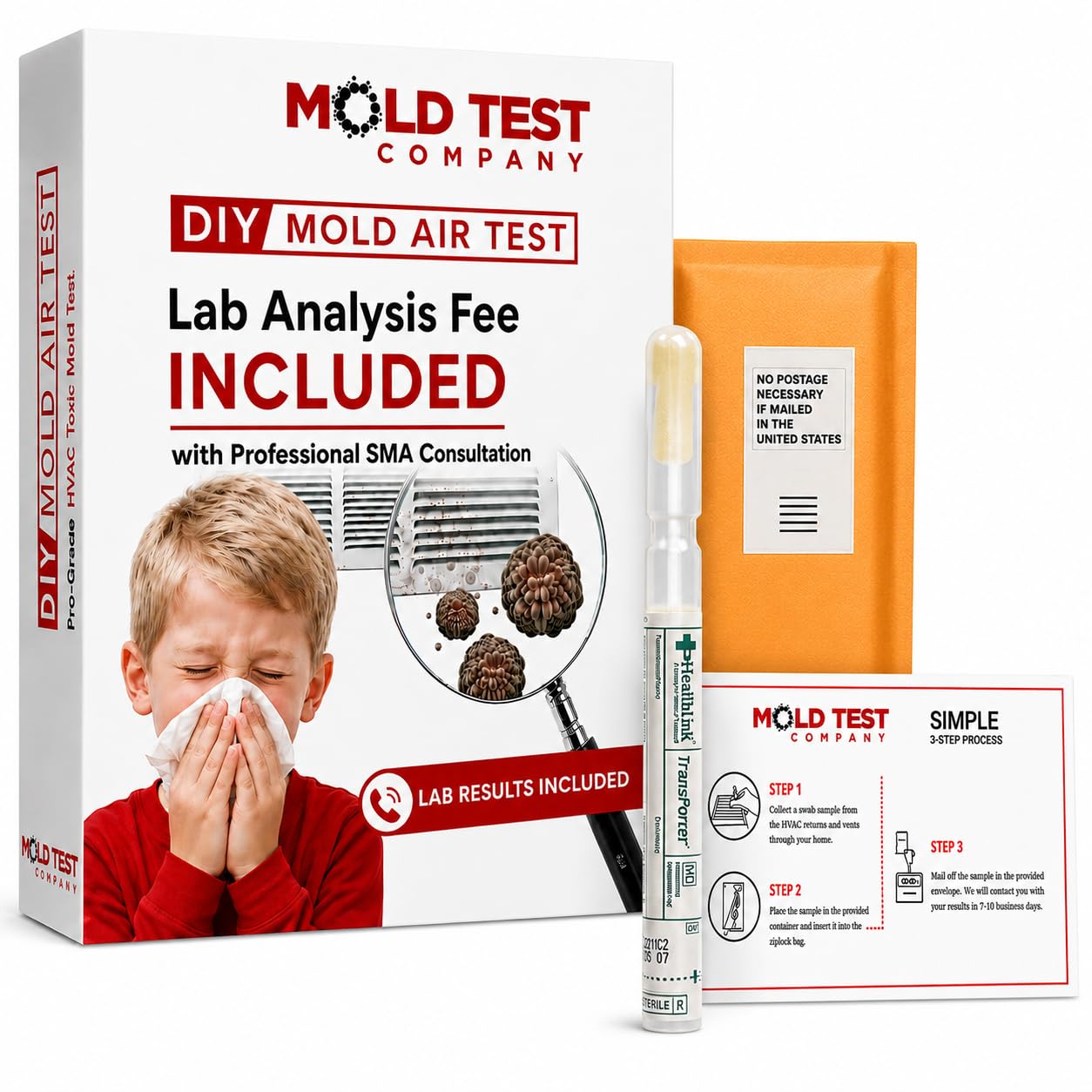 Mold Test Company | DIY HVAC Mold Air Test Kit | Test 10+ Locations | Lab Analysis and Expert Guidance Included-picture-15
