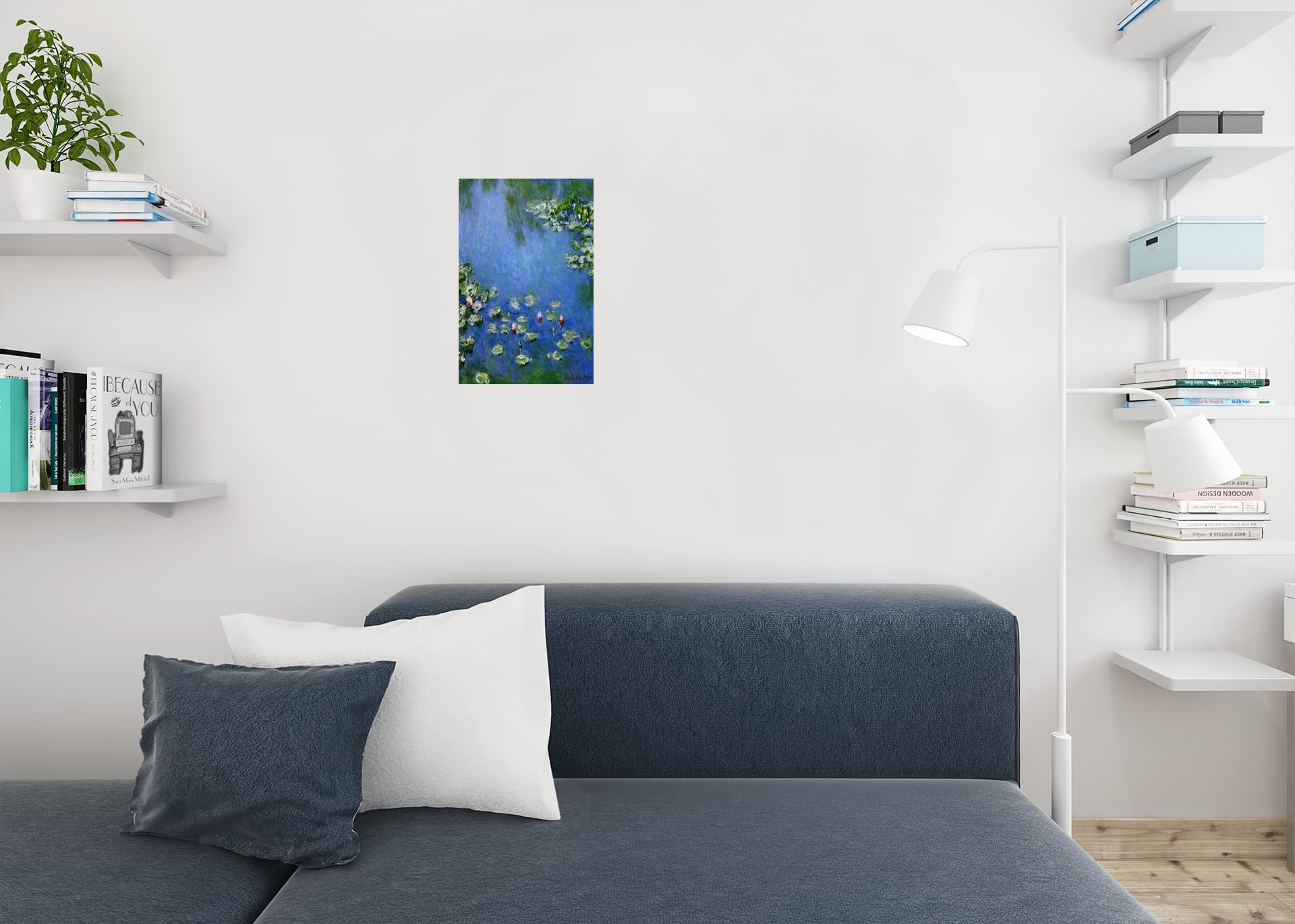 Louis CANE Nymphéas リトグラフ 額装品 Amazon.com: Claude Monet