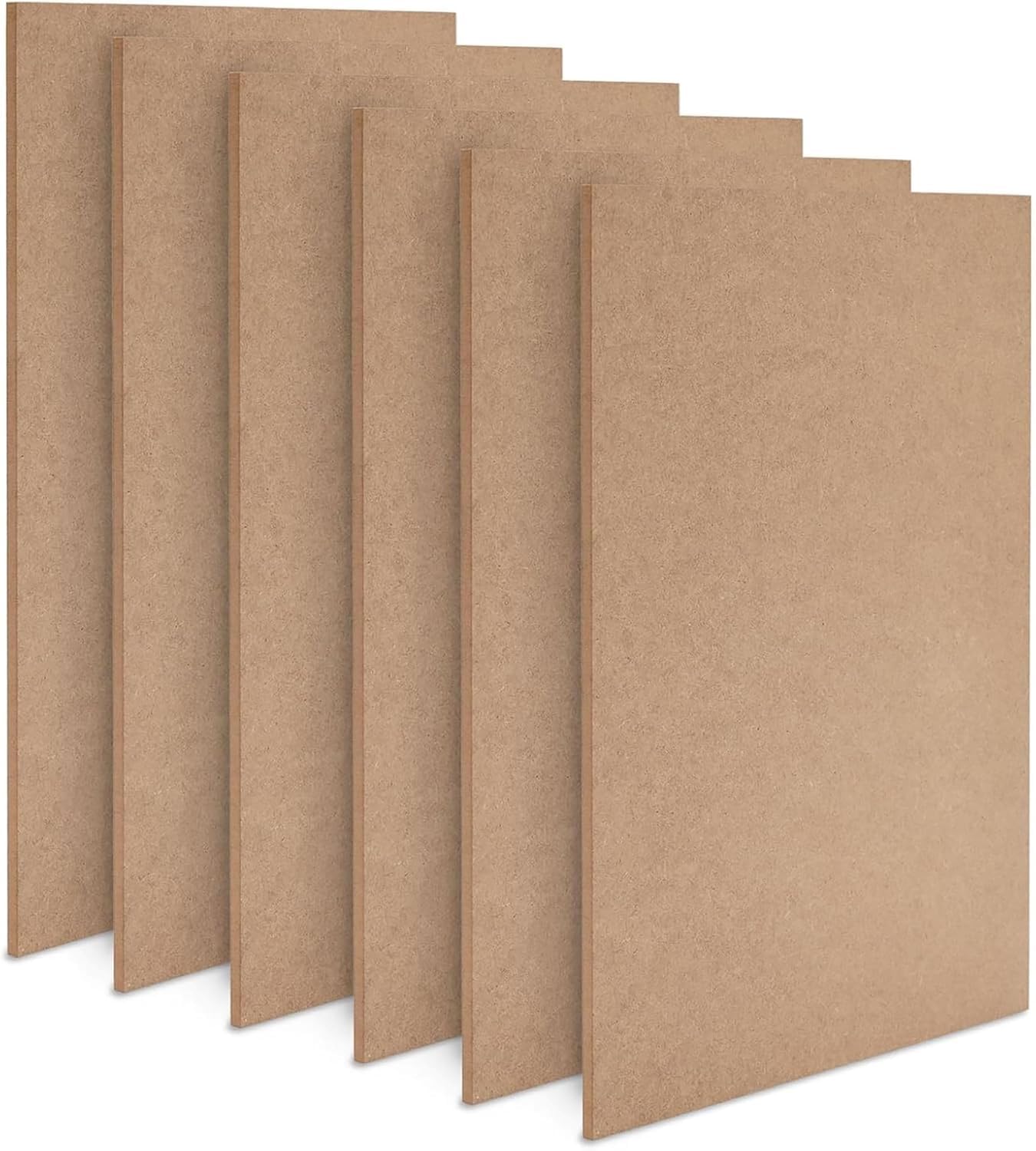 MDF Board 12x8 Inch, 8mm Thick for Picture Frames and Craft Work. 8mm Heavy Wood Board (Pack of 6)-picture-16