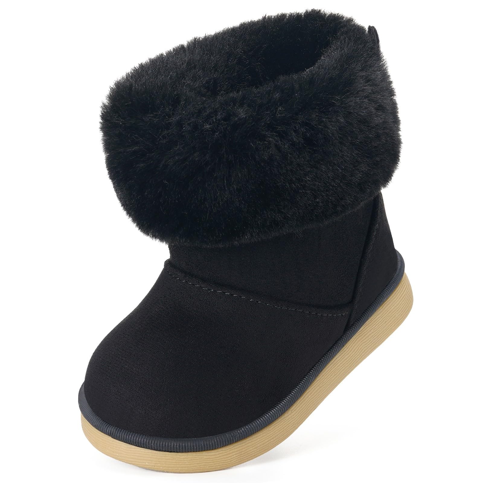 Gaatpot Stivali per Bambine e Ragazze Stivaletti da Neve Ragazzi Fodera Scarpe con Invernali Bambini Stivale con Imbottitura Calda 20-29EU