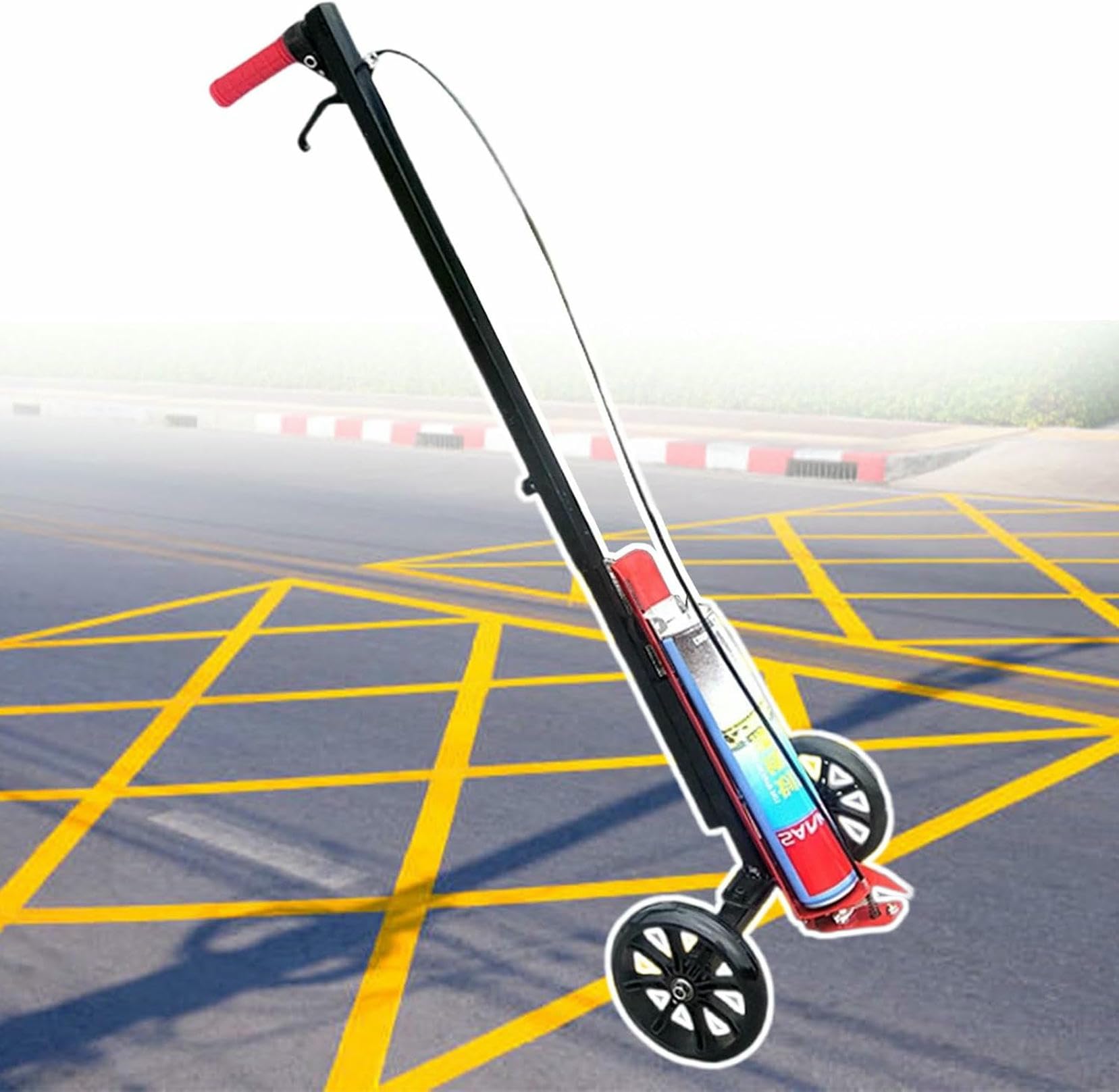 Applicateur de couleur pour tracer les lignes de parkings et cours de récréation