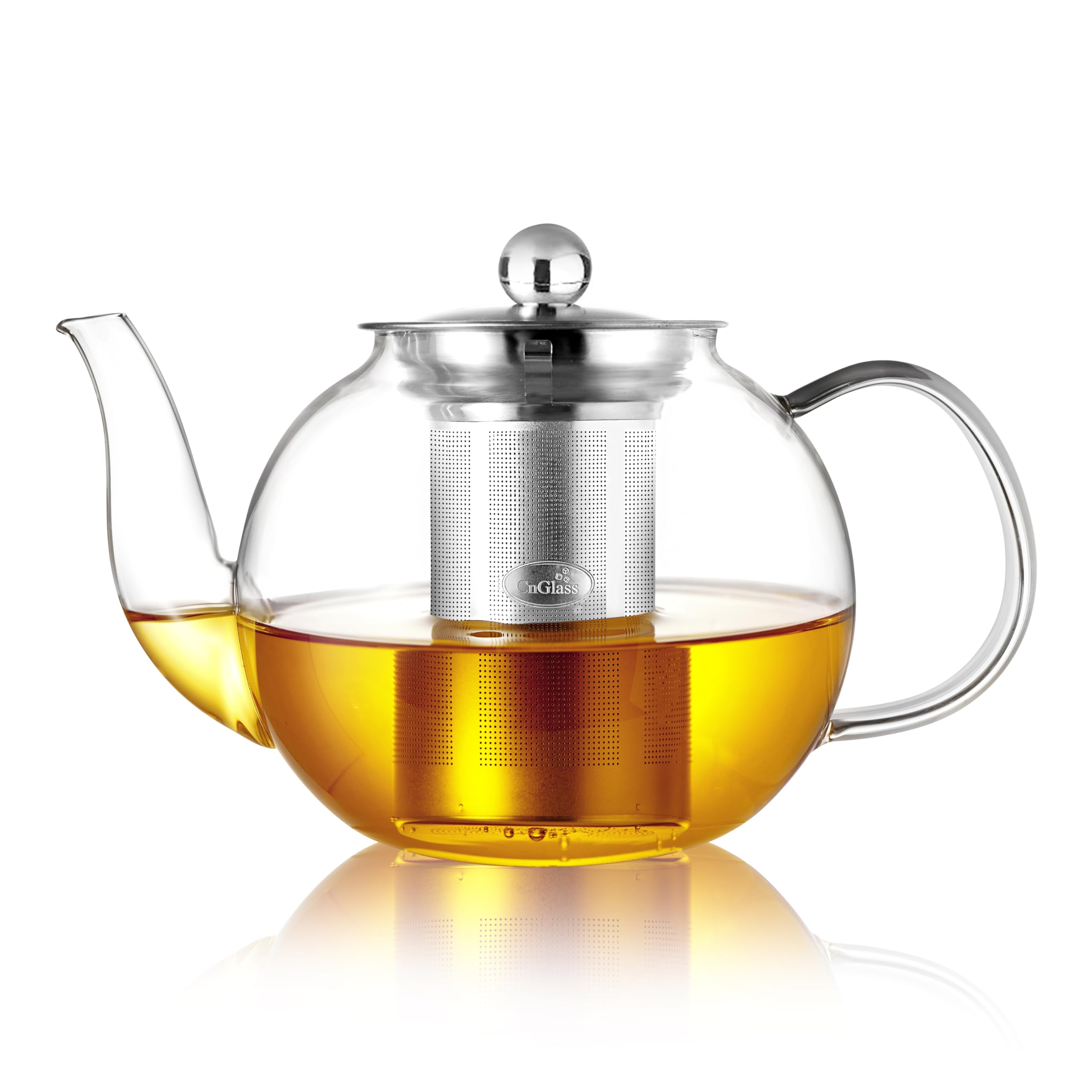 CNGLASS 40oz Glass Teapot