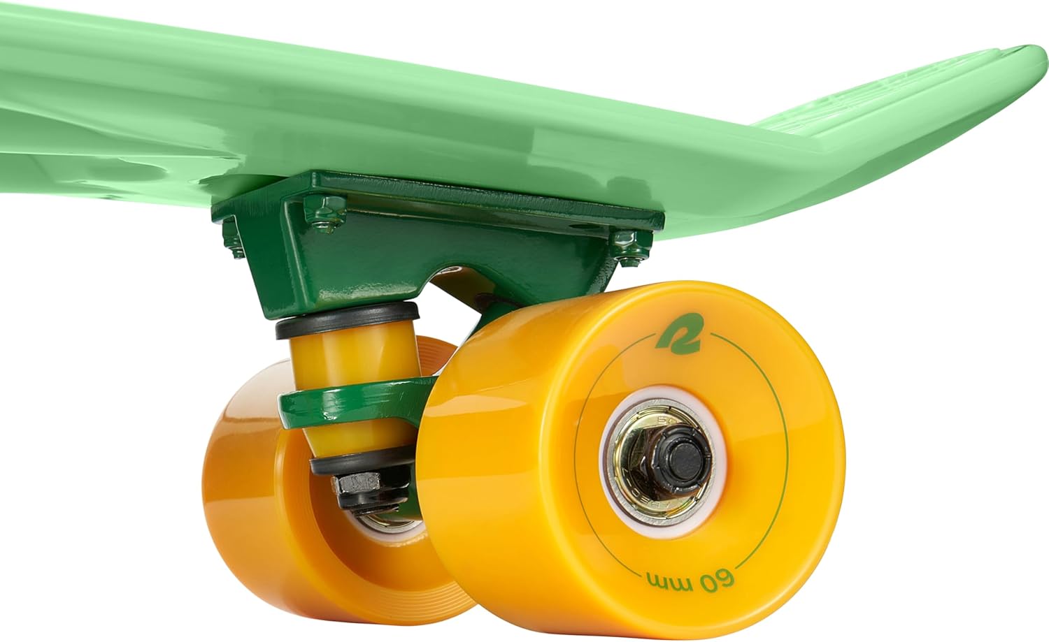 Retrospec Quip Mini Cruiser Skateboard 22.5" Classic Retro Plastic Cruiser Complete Skateboard with ABEC 7 Bearings and PU Wheels Compact Board w/Grippy, Molded Waffle Deck