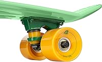 Vista 13 de Retrospec Quip Mini Cruiser - Patineta completa de plástico retro de 22.5 pulgadas con rodamientos ABEC 7 y ruedas de poliuretano, tabla compacta