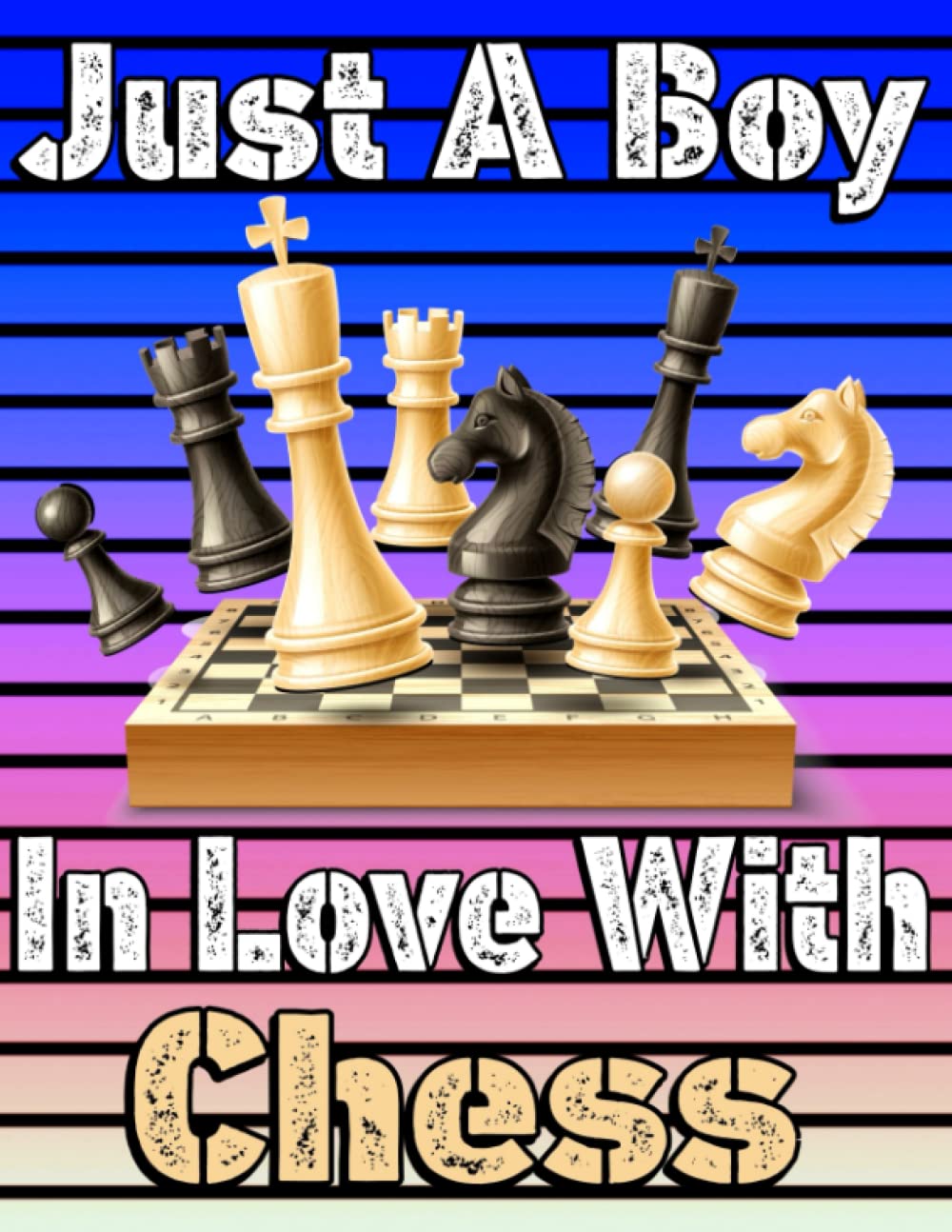 Just A Boy in Love With Chess: Five Year Weekly and Monthly Undated Chess Planner for Children - 60 Months Blank Calendar Book and Organizer for ... Schedule with Monthly Tabs for Chess Lovers
