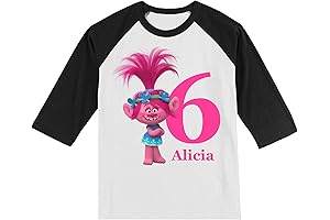 Personalized Troll Birthday Shirt for Girls