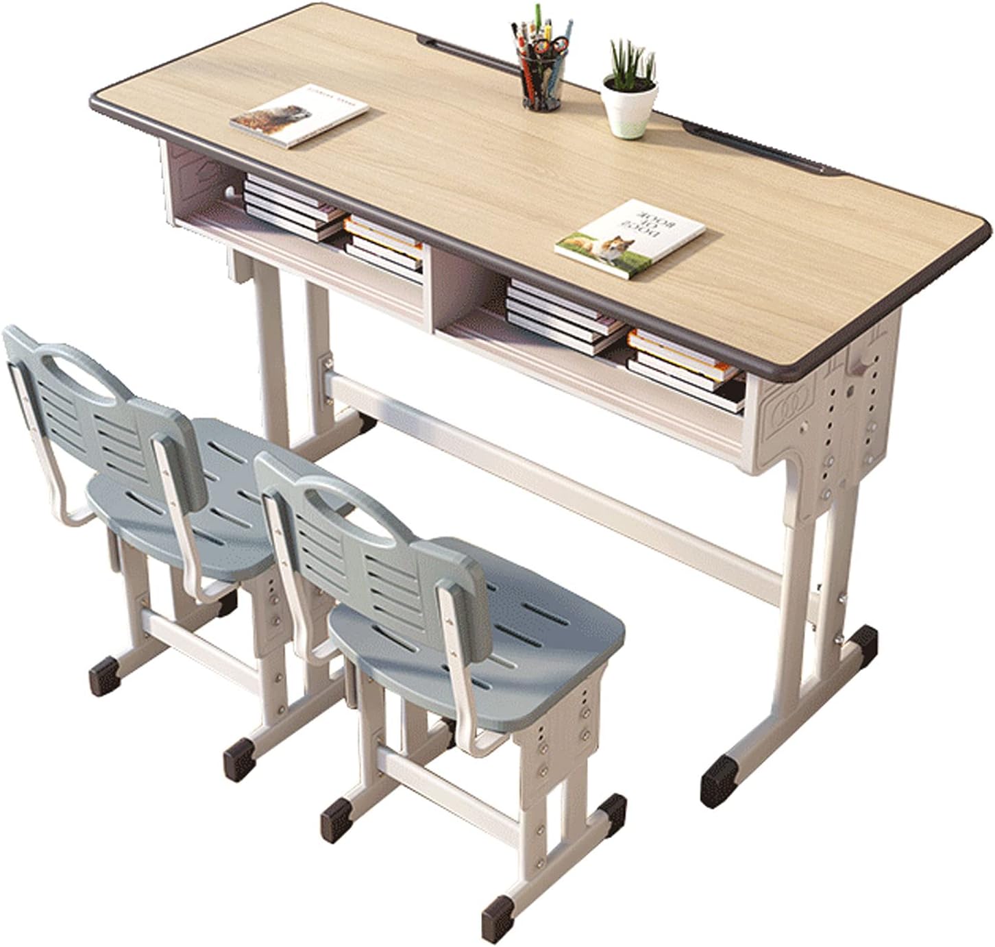 double kids desk