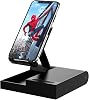 DOSS Cell Phone Stand with Wireless Bluetooth Speaker, 15W Wireless Charger and Anti-Slip Base, Crisp Surround Sound, Portable Speaker for Home and Office, Compatible with Phone, Tablet