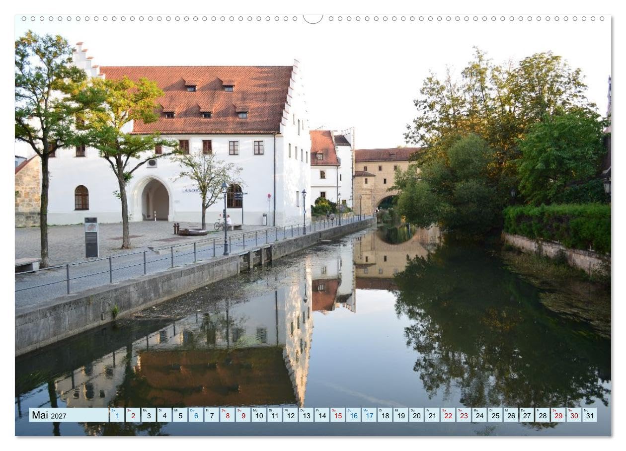 CALVENDO · Amberg meine Heimatstadt (Kalender 2027) | DIN A2 Querformat · Wandkalender · Herz der Oberpfalz bietet Barock und Moderne für Jedermann