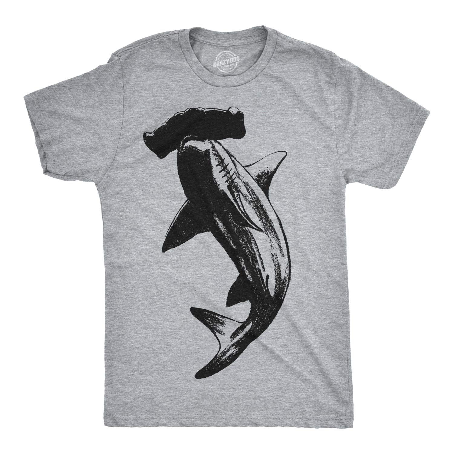 Mens Hammerhead Shark T Shirt Cool Aquatic Wildlife Graphic Tee